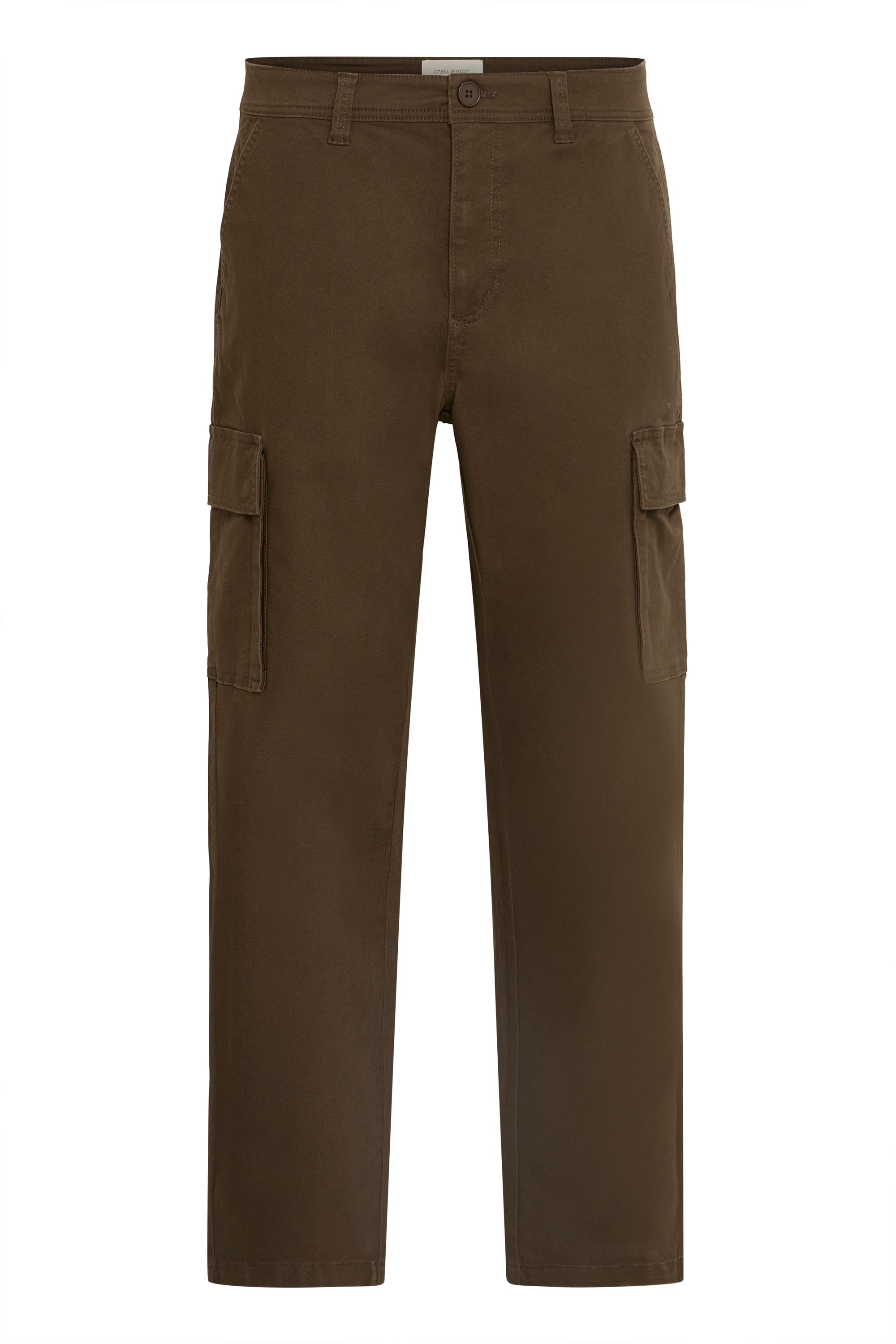 Cargohose BLEND "Cargohose BHNatan", Herren, Gr. 30, Länge 32, schwarz (slate schwarz), Obermaterial: 98% Baumwolle CO. 2% Elasthan EL., Hosen Cargohose 4