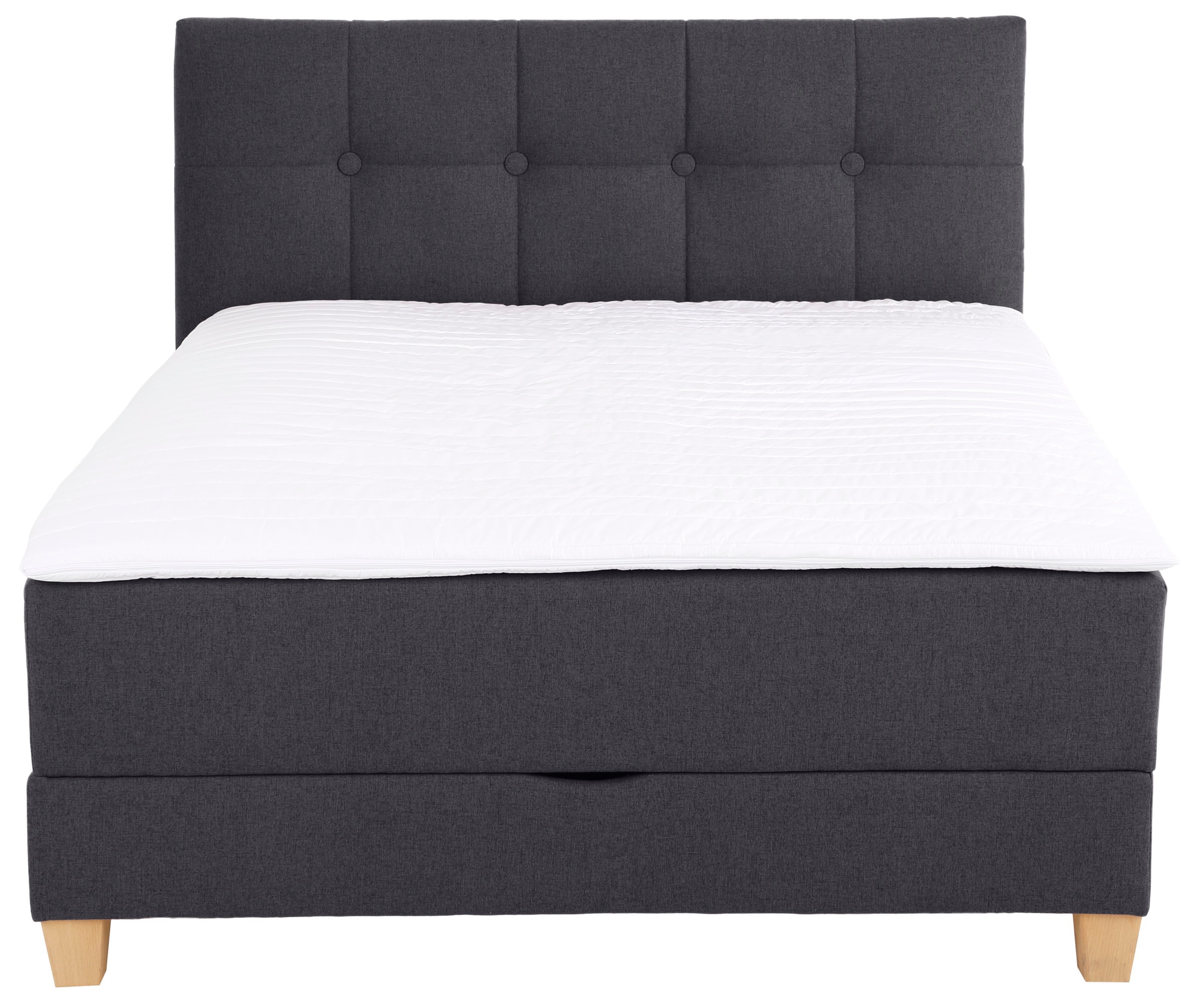 Home affaire Boxbett »Lonrai«, in H2,H3 & H4 und XXL - Überlänge 220cm wählbar, inkl. Topper