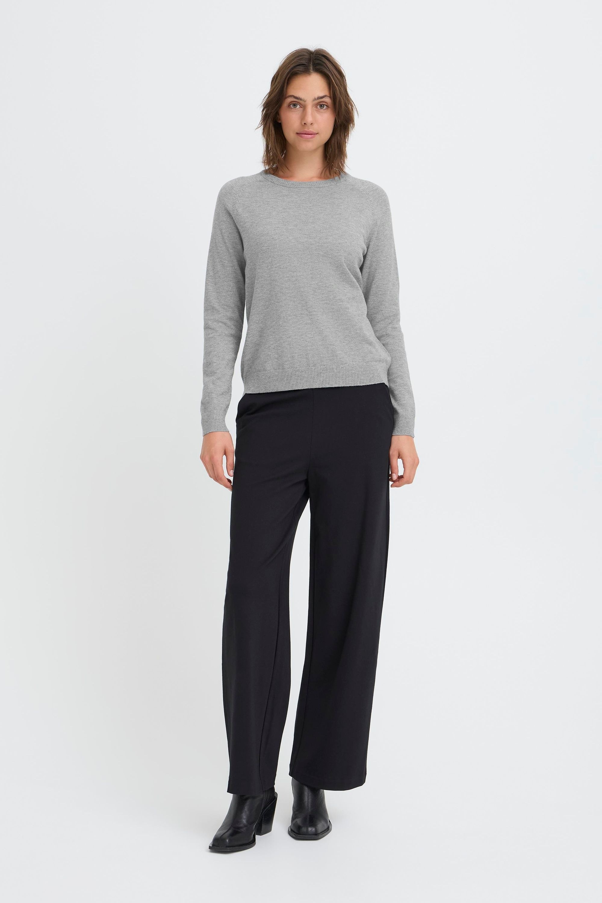 OXMO Strickfleece-Pullover »Strickpullover OXBMMNORA RAGLAN JUMPER«