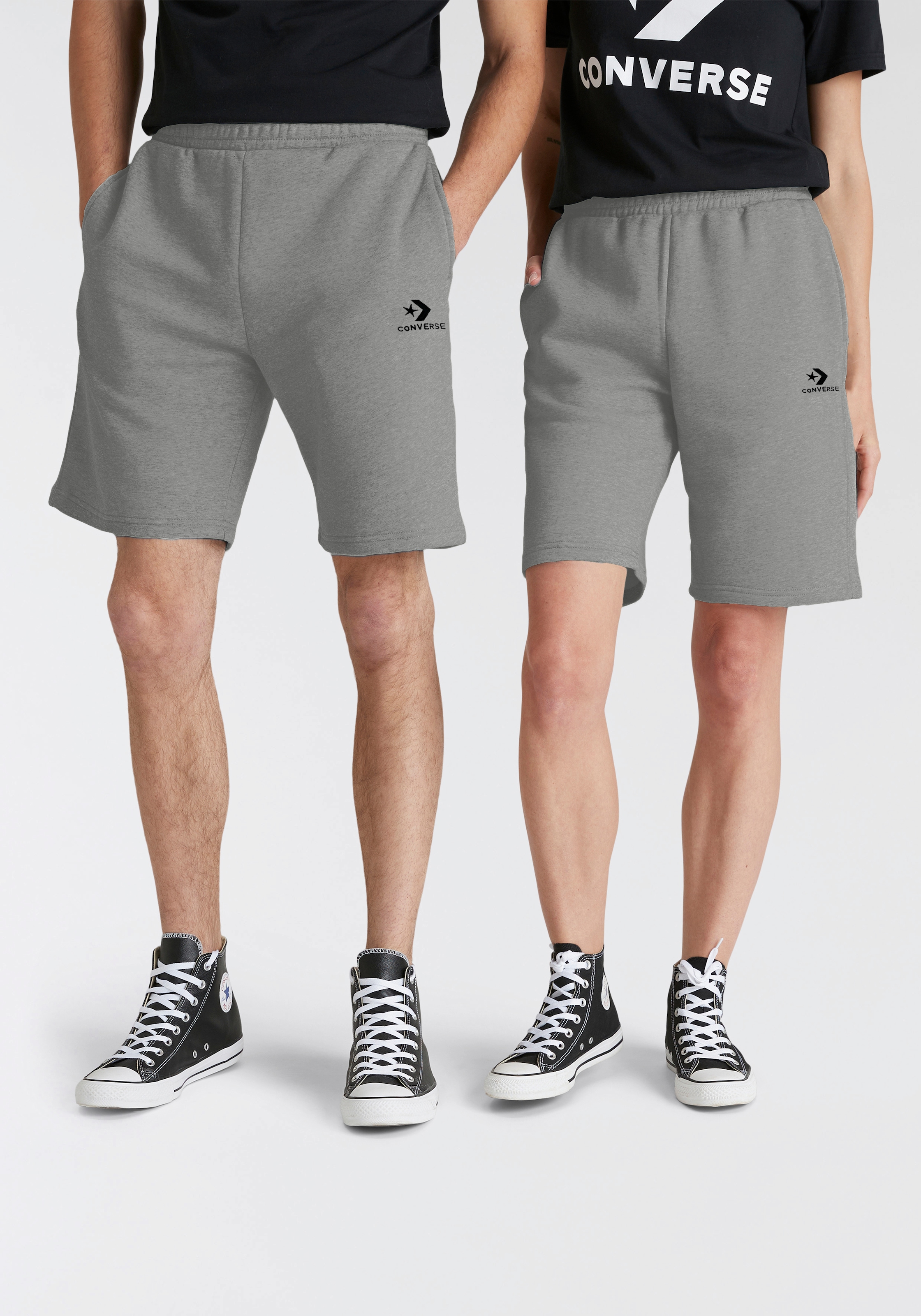 Converse Sweatshorts "EMBROIDERED STAR CHEVRON STANDARD-FIT FLEECE SHORT" günstig online kaufen
