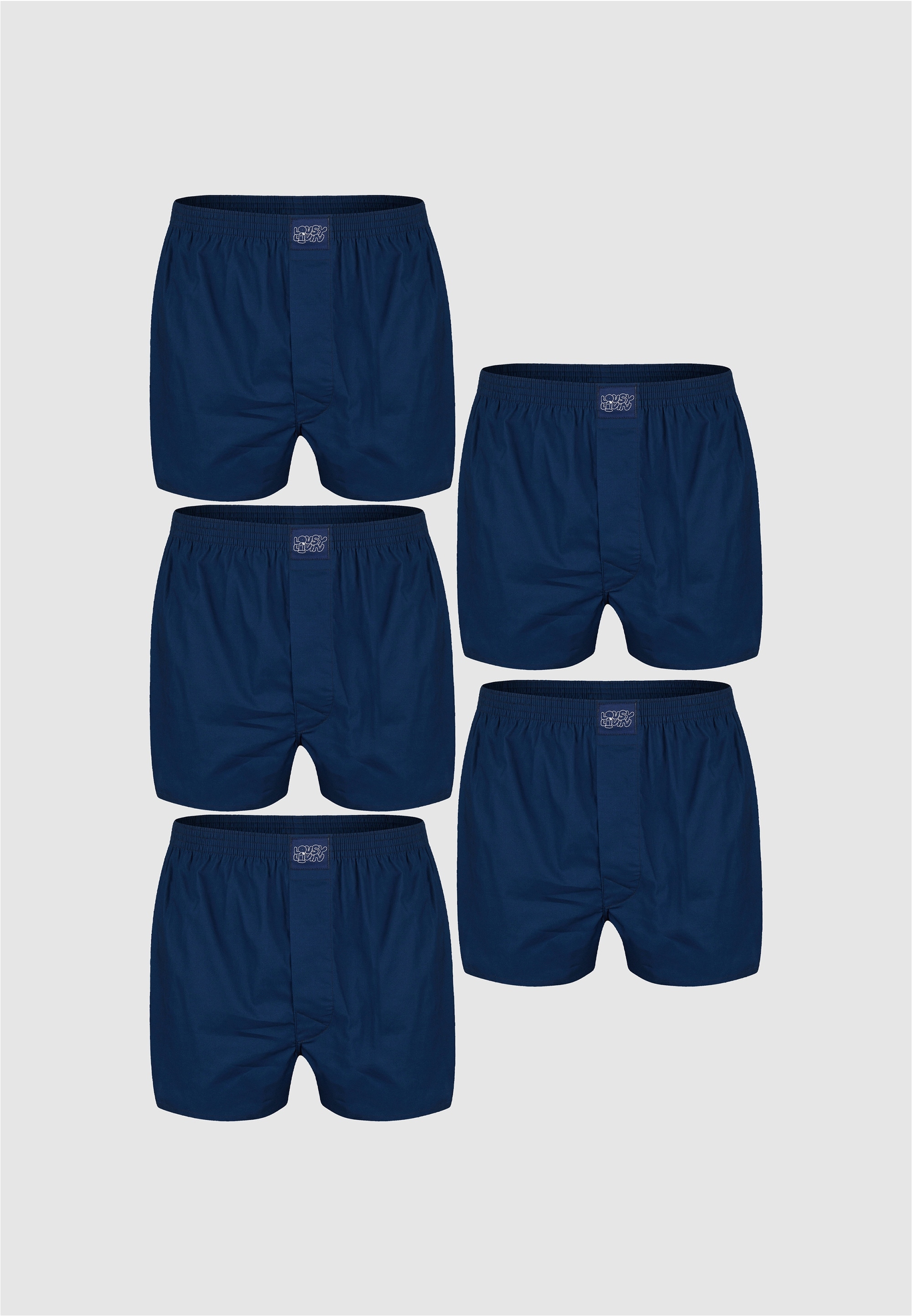 Lousy Livin Boxershorts »Plain 5 Pack Boxershorts«