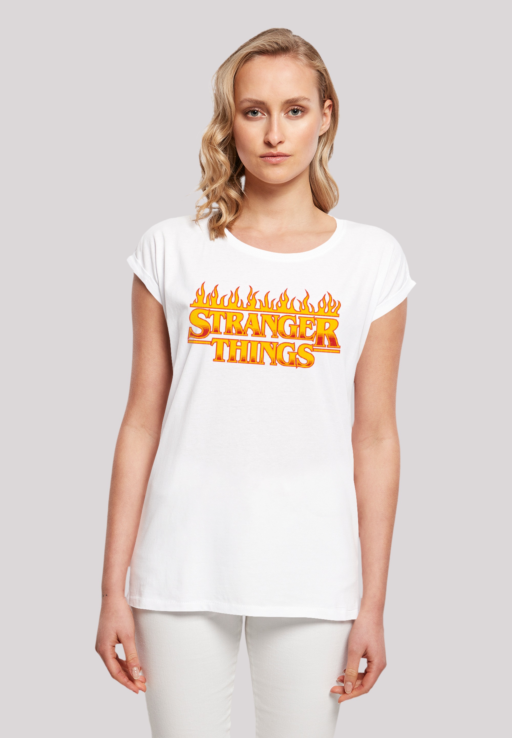 F4NT4STIC T-Shirt »Stranger Things Fire Logo« Premium Qualität