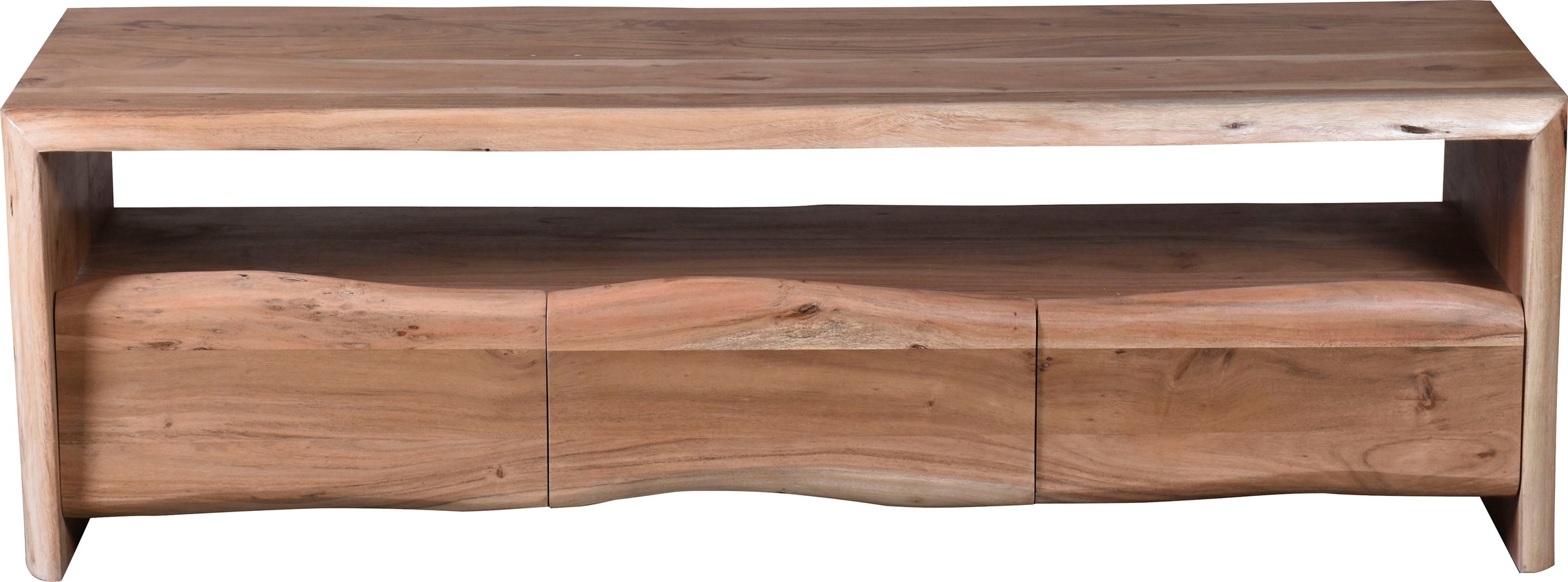SIT Lowboard »Albero«, massive Akazie mit Baumkante, Breite 146 cm