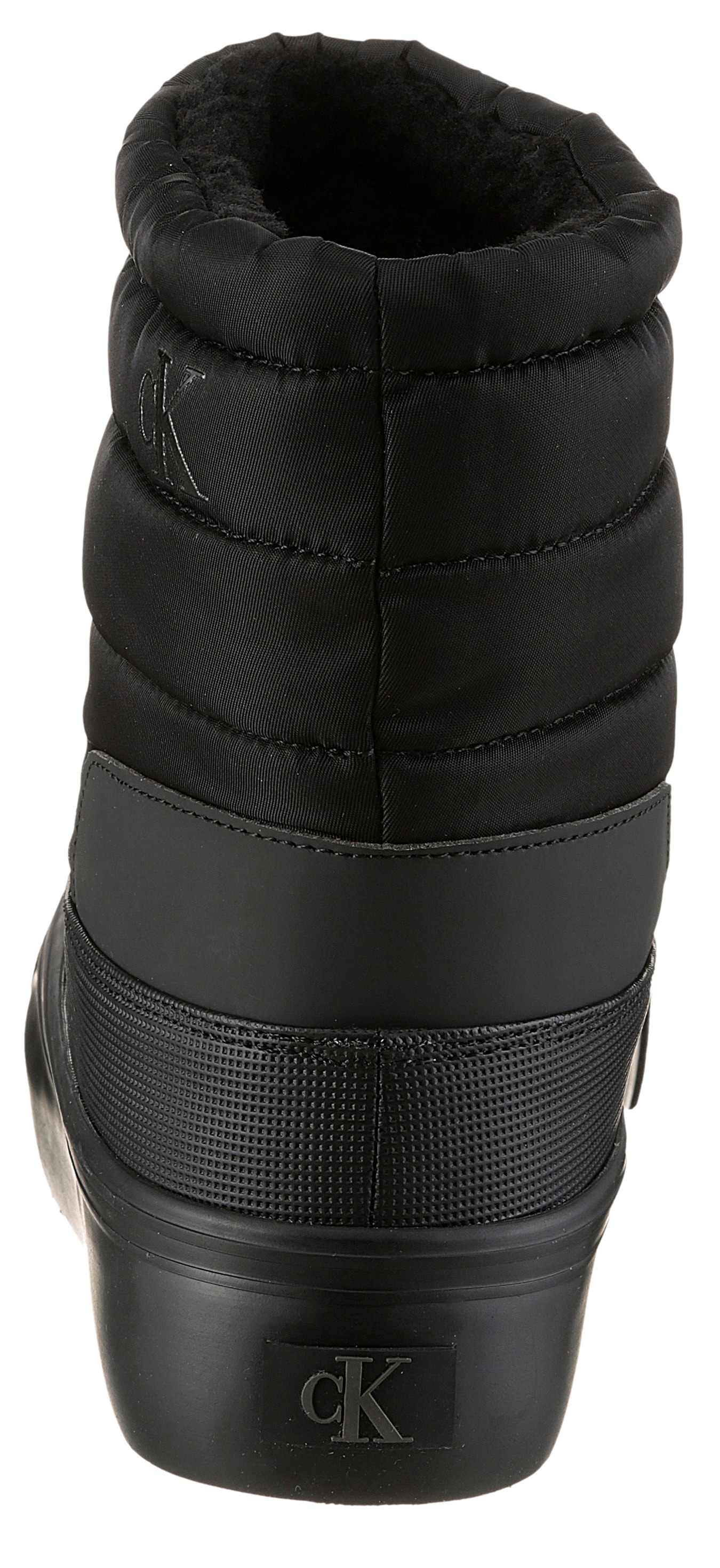 Calvin Klein Jeans Snowboots »VULC FLATF SNOWBOOT NYLON MIX MG«, Winterboots, Winterstiefelette, Warmfutter, mit CK-Logo