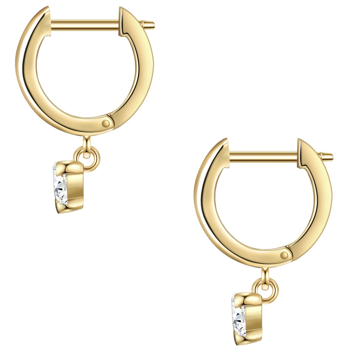 Lulu & Jane Paar Creolen »Set: AV216« mit Zirkonia