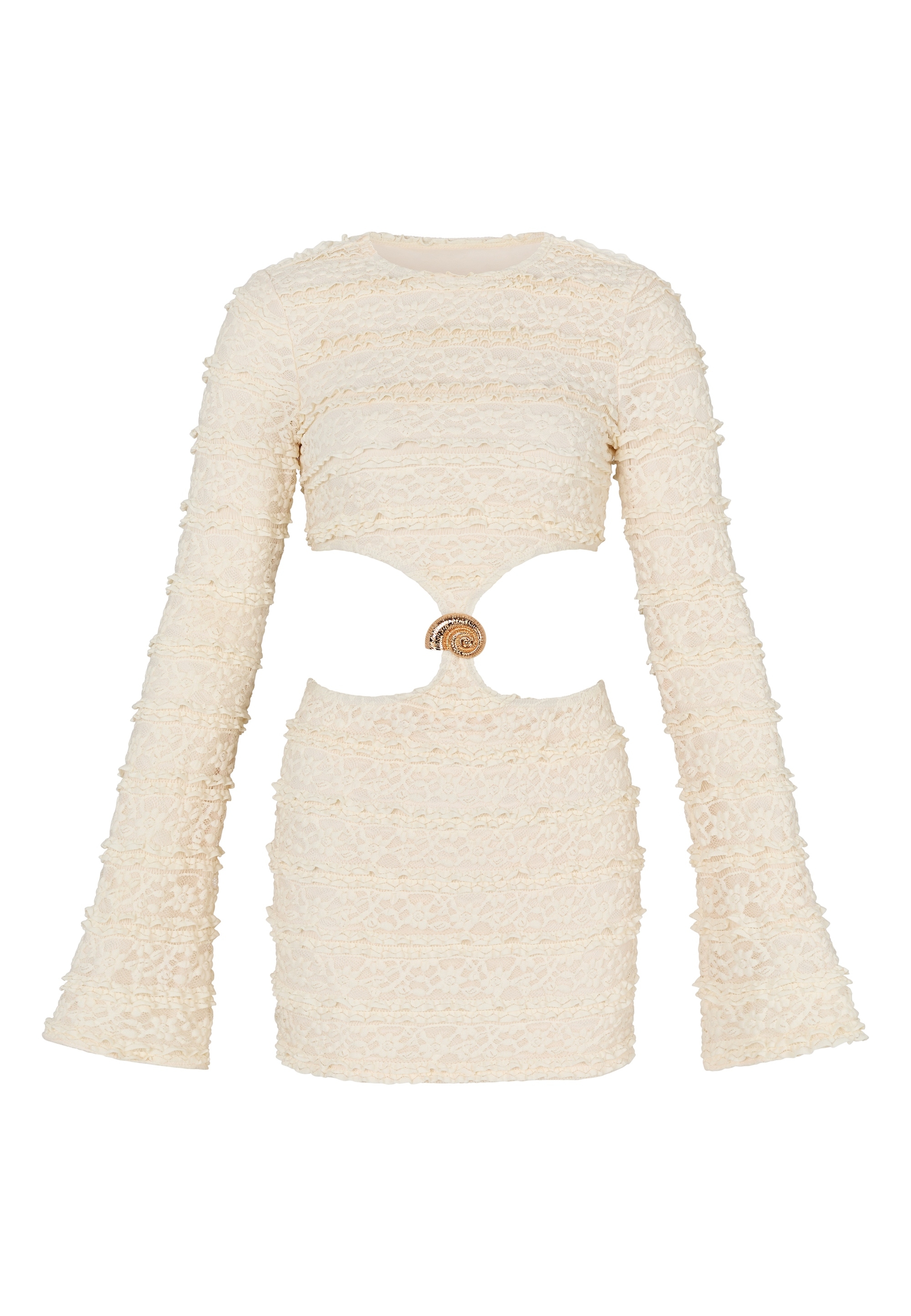 Moda Minx Jerseykleid »Lace Nautilus Shell«, (1 tlg.), mit tollem Muschel-Accessoire