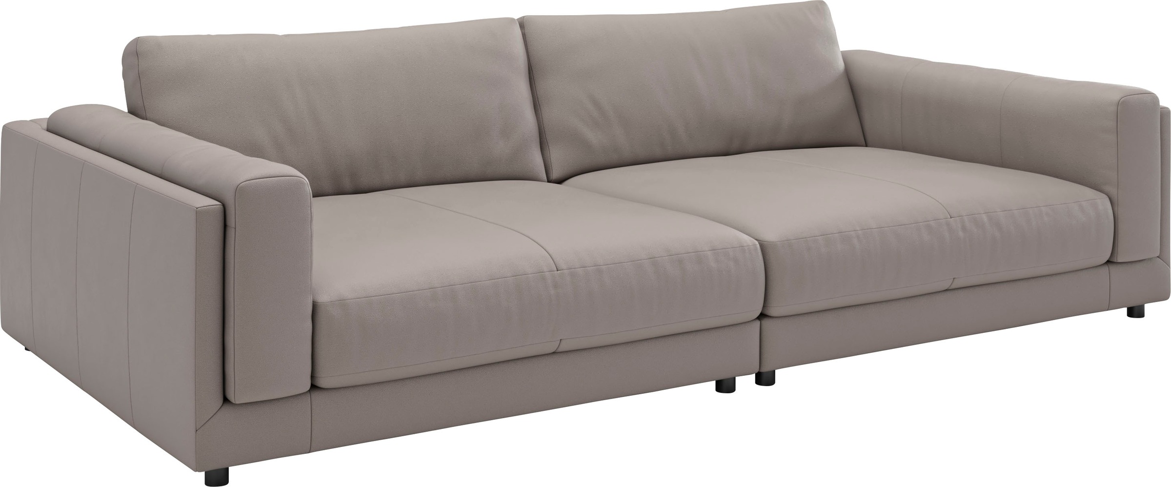 3C Candy Big-Sofa »Karalis mit extra großer Sitztiefe, elegantes Mega Sofa zum Relaxen,«, auch in Cord- oder Leder-Bezug, lose Kissen, loungige Bequemlichkeit
