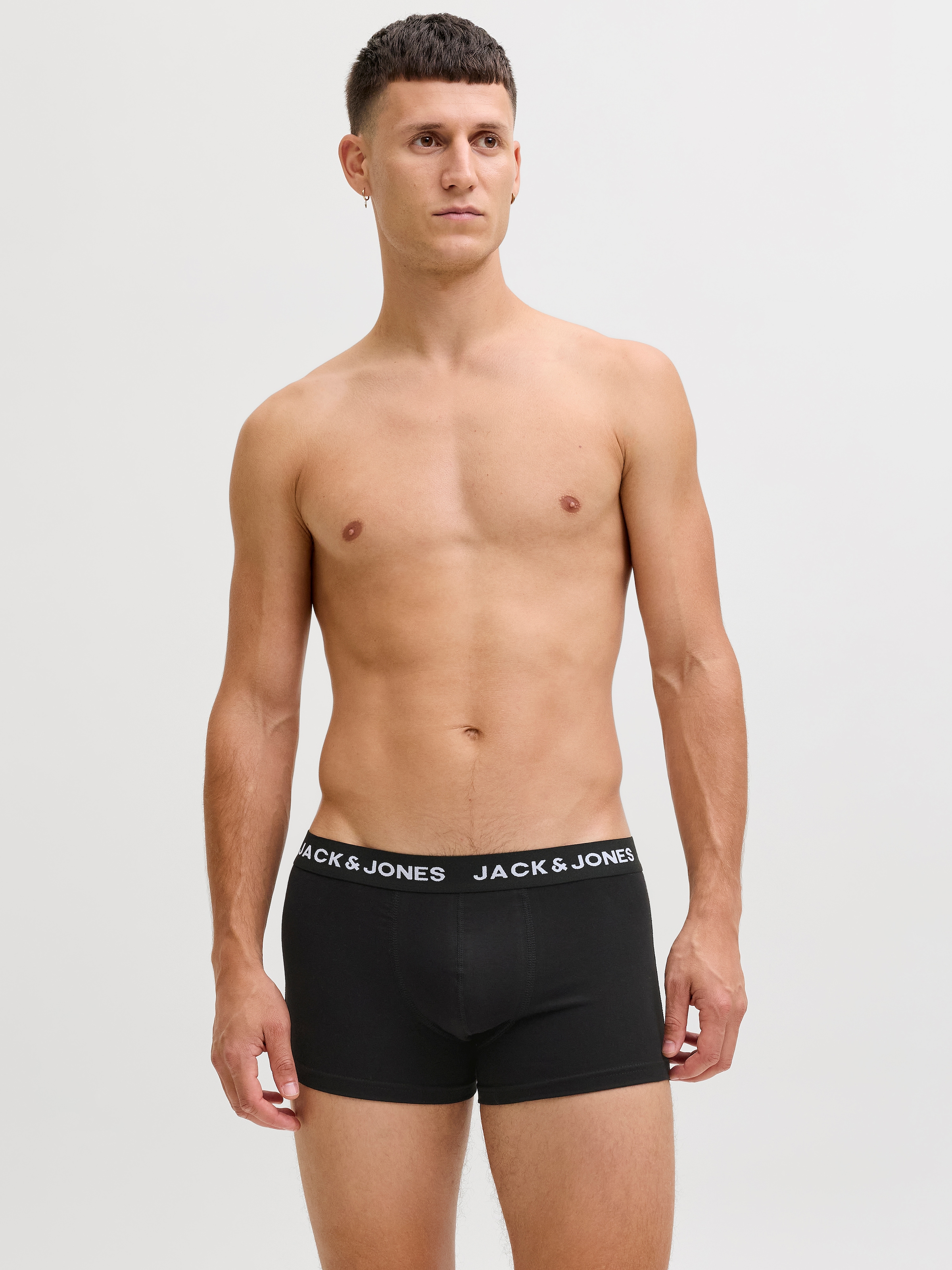 Jack & Jones Boxershorts »JACFLOWER Microfiber mit Logobund, Blumenprint und Stretchkomfort« Packung, 10er-Pack, 10 Stk. eng anliegend, Microfaser, schnelltrocknend