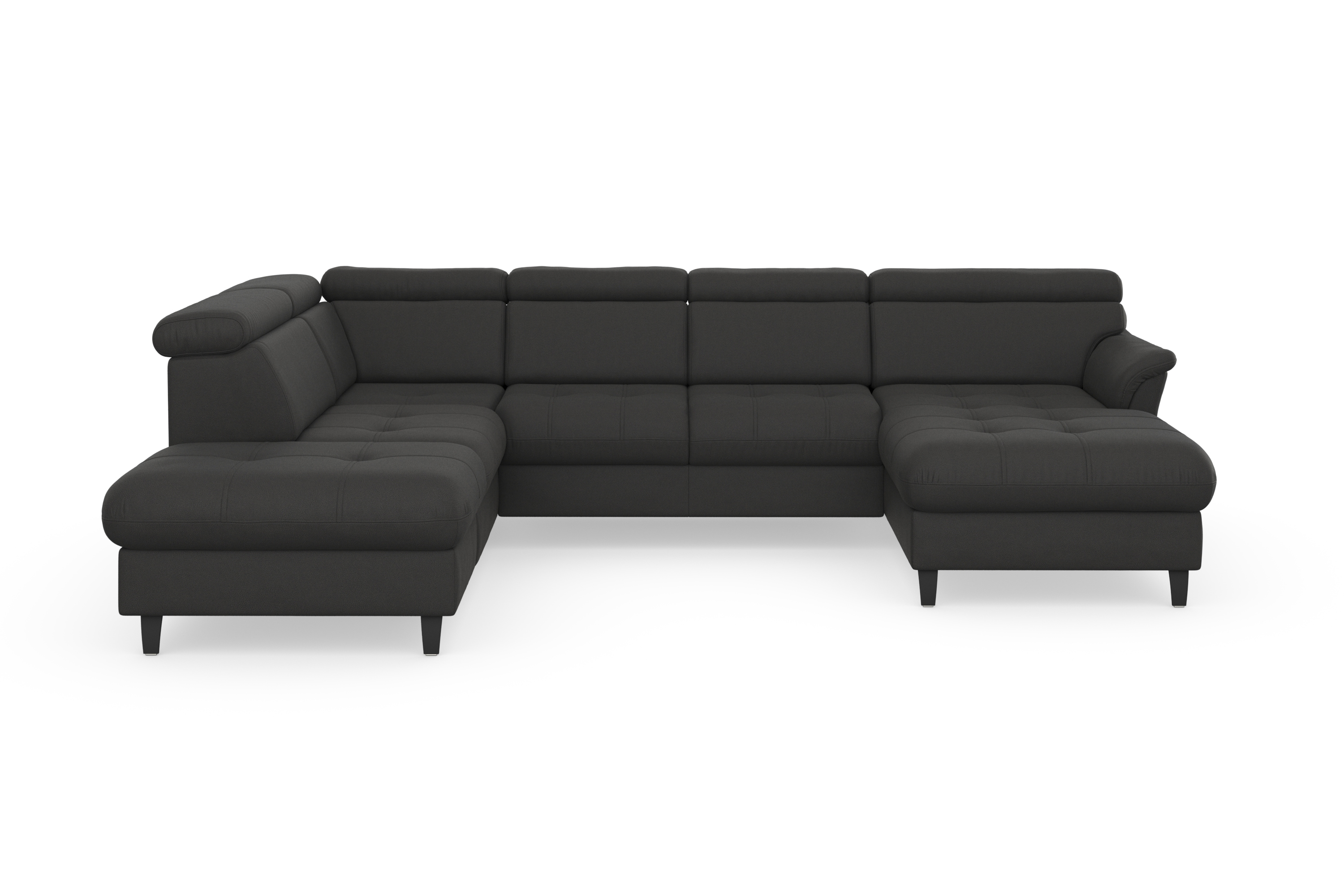 sit&more Wohnlandschaft "Marano U-Form" inklusive Kopfteilverstellung, optional Schlaffunktion & Bettkasten