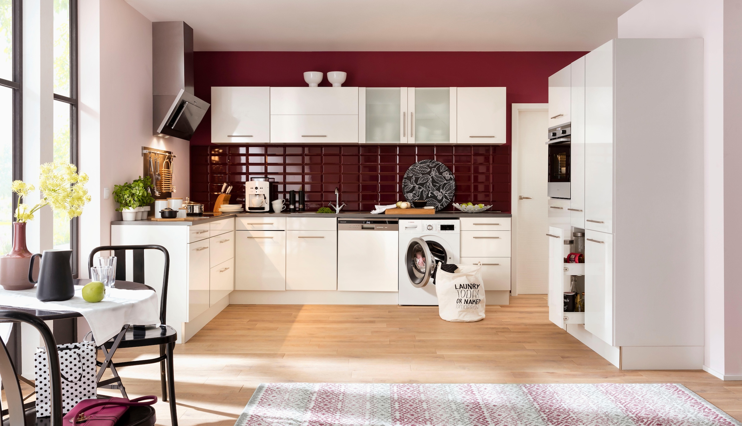 wiho Küchen Spülenschrank »Ela«, Breite 50 cm, höhenverstellbare Füße
