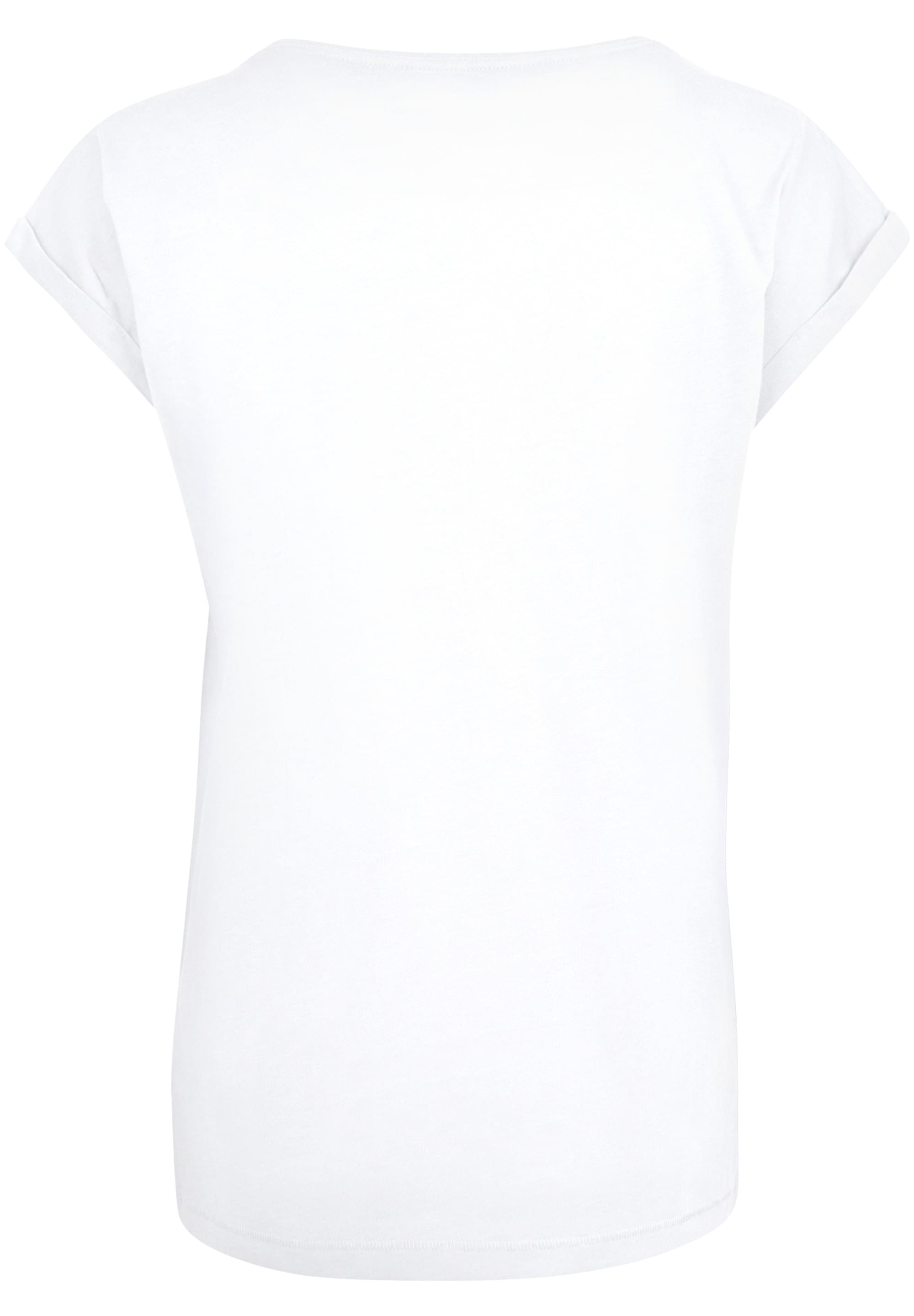 F4NT4STIC T-Shirt »NASA Modern Logo White«, Damen,Premium Merch,Regular-Fit,Kurze Ärmel,Bedruckt