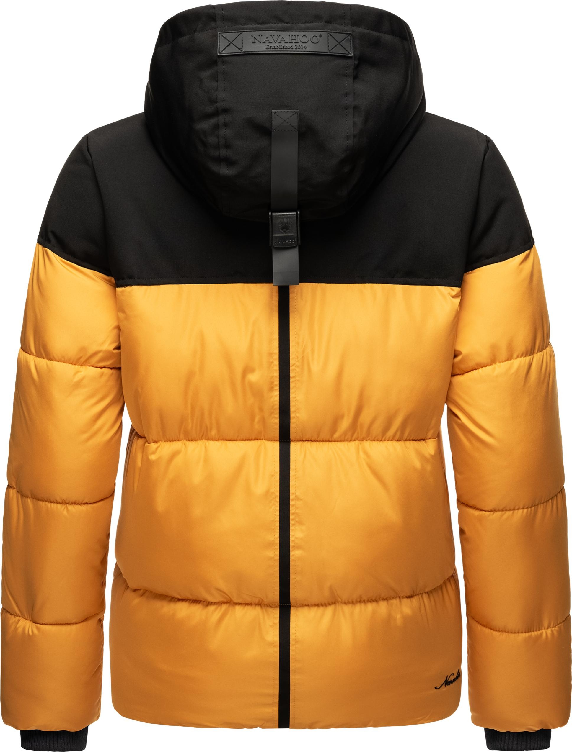 Navahoo Winterjacke »Sarafina«, mit Kapuze, Oversize Steppjacke mit abnehmbarer Kapuze