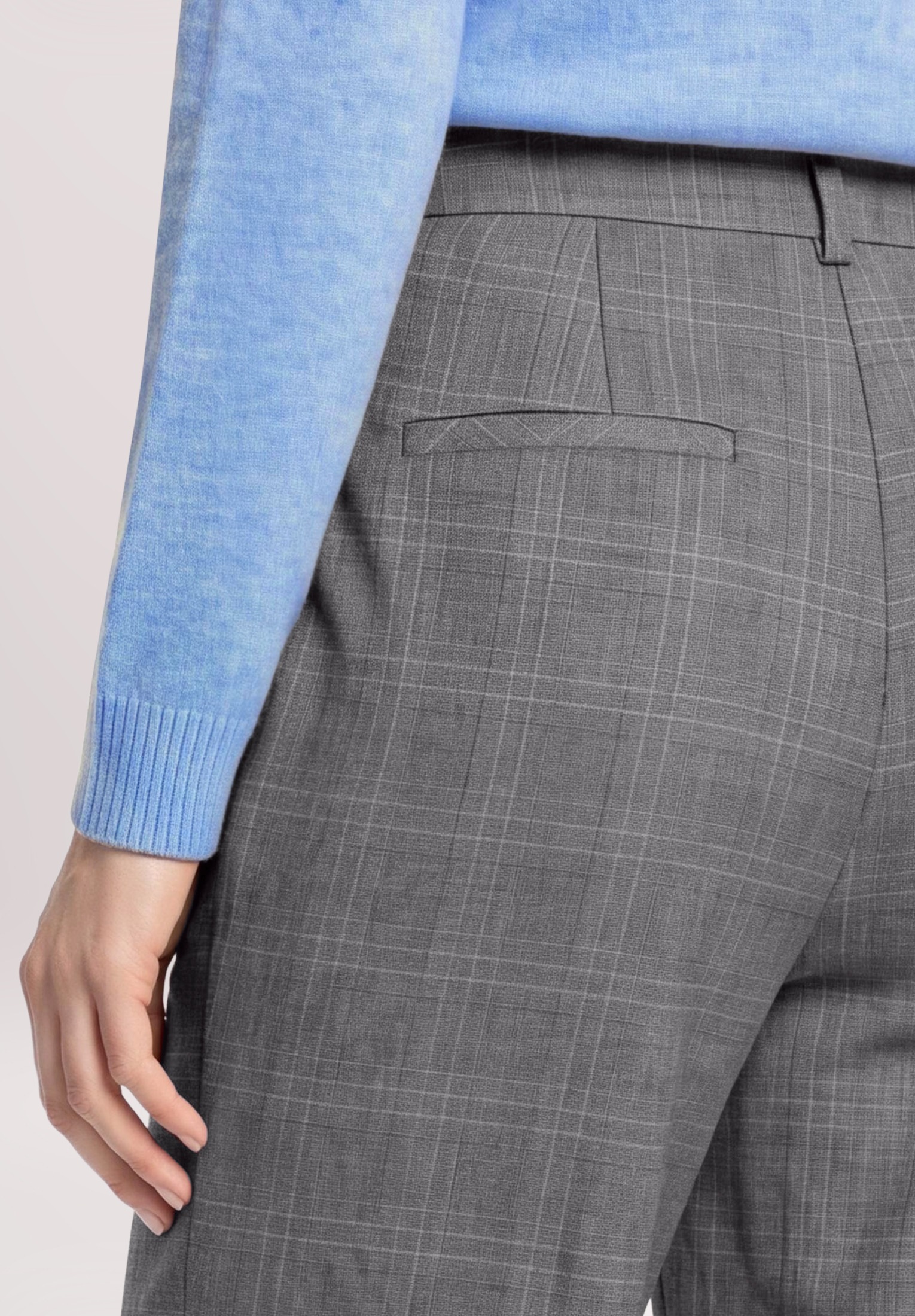 Betty&Co Bundfaltenhose »Damen mit weitem Bein«