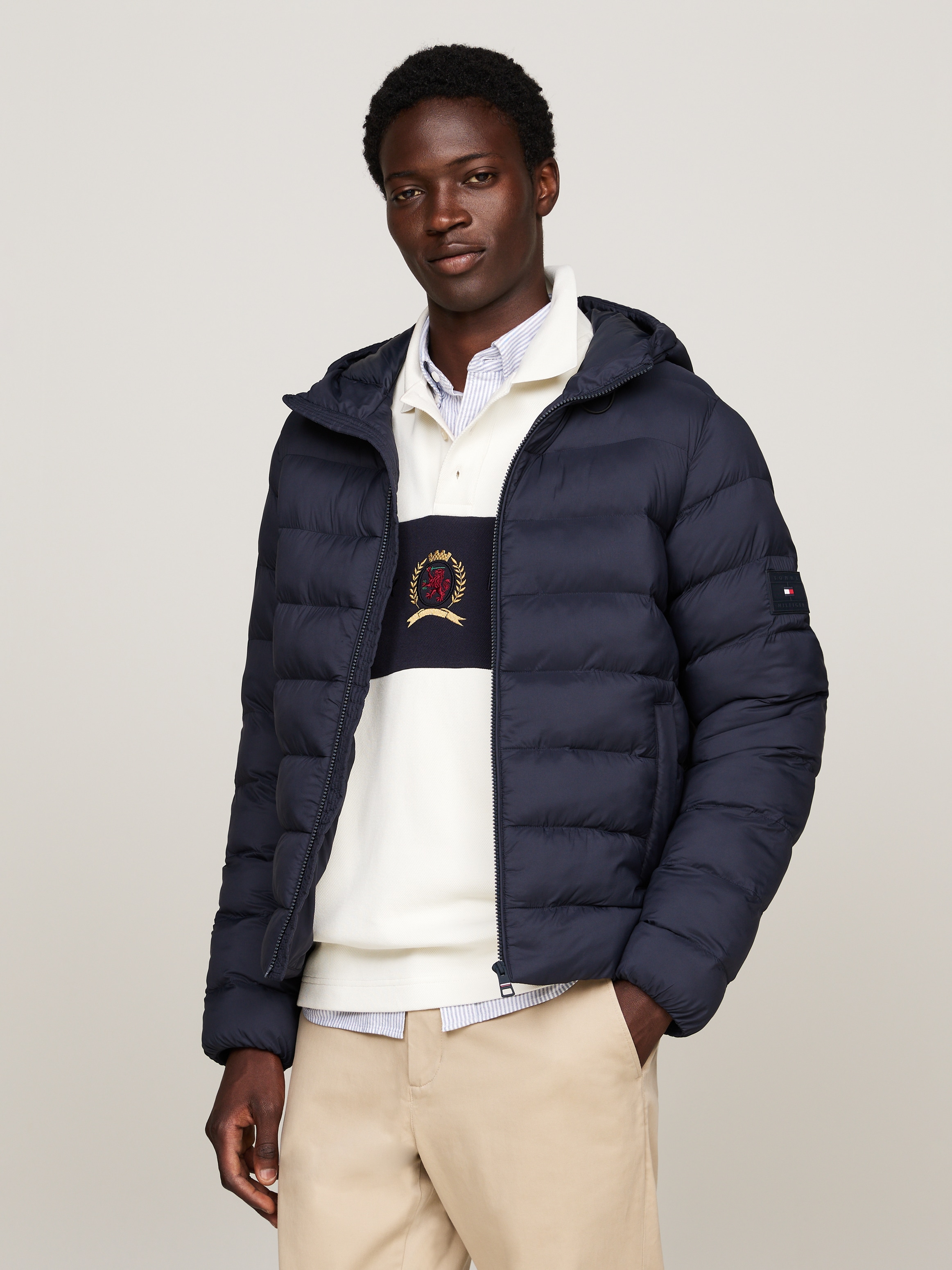 Tommy Hilfiger Steppjacke MID WEIGHT HOODED JACKET günstig online kaufen