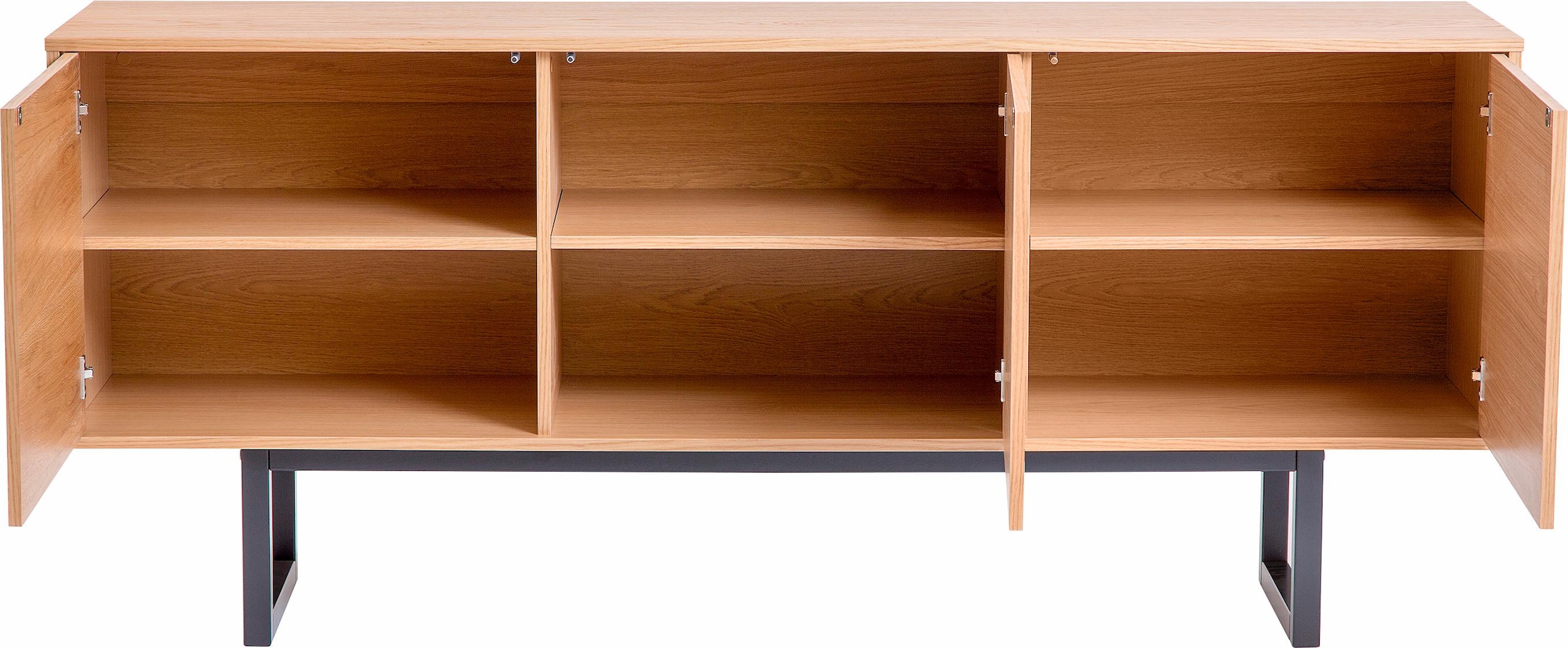 Woodman Sideboard »Millie«, Kommode mit Push-to open Funktion, Breite 175 cm