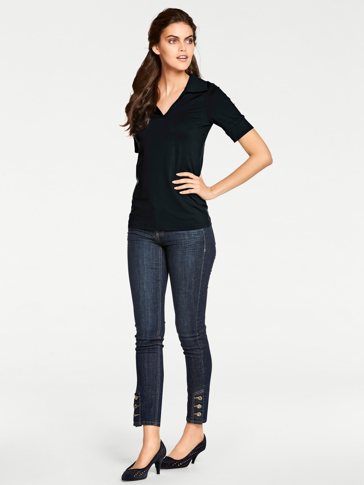 heine Blusenshirt "Blusenshirt", 1 Stk. günstig online kaufen