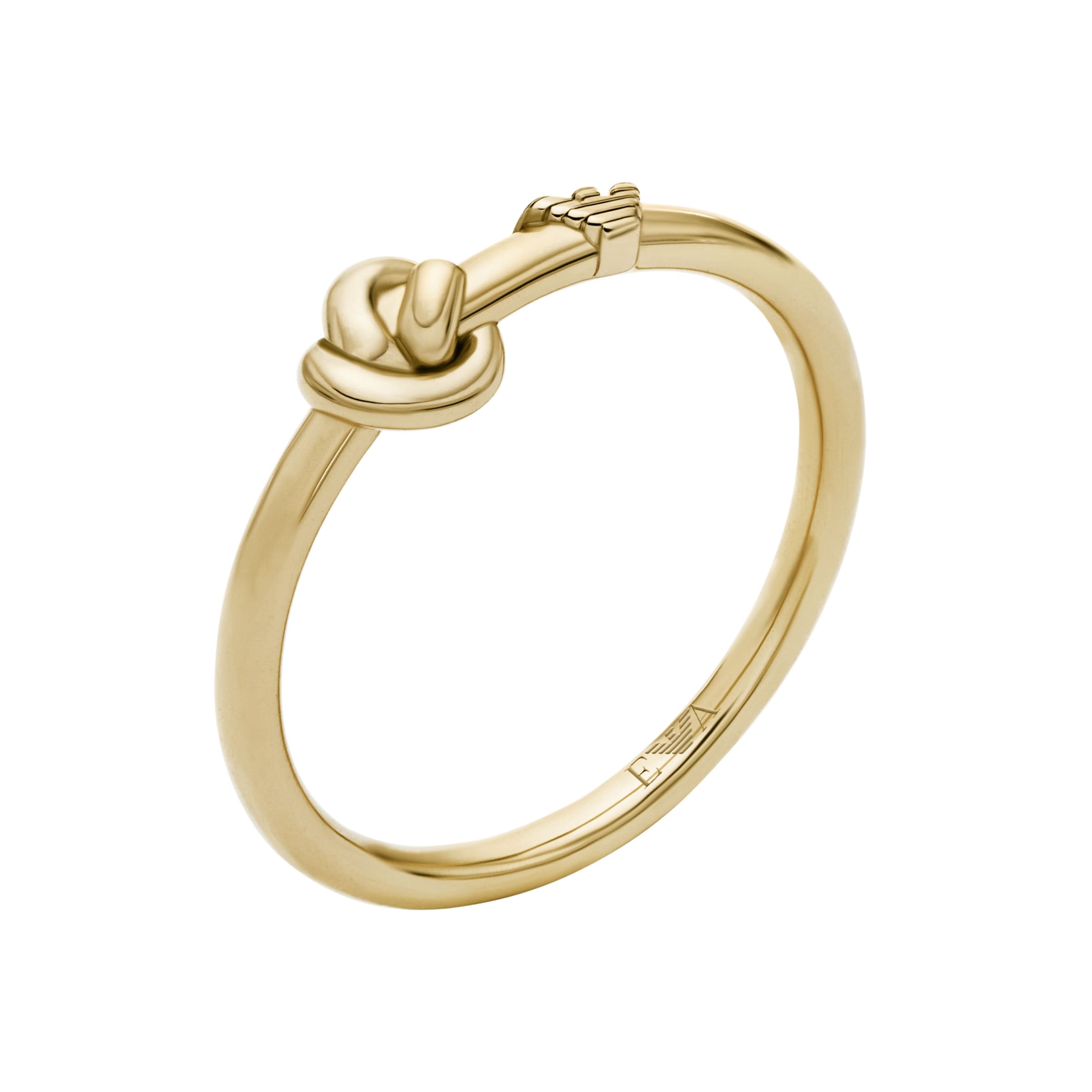 Emporio Armani Fingerring »Schmuck Geschenk Silber 925 Knoten-Optik«