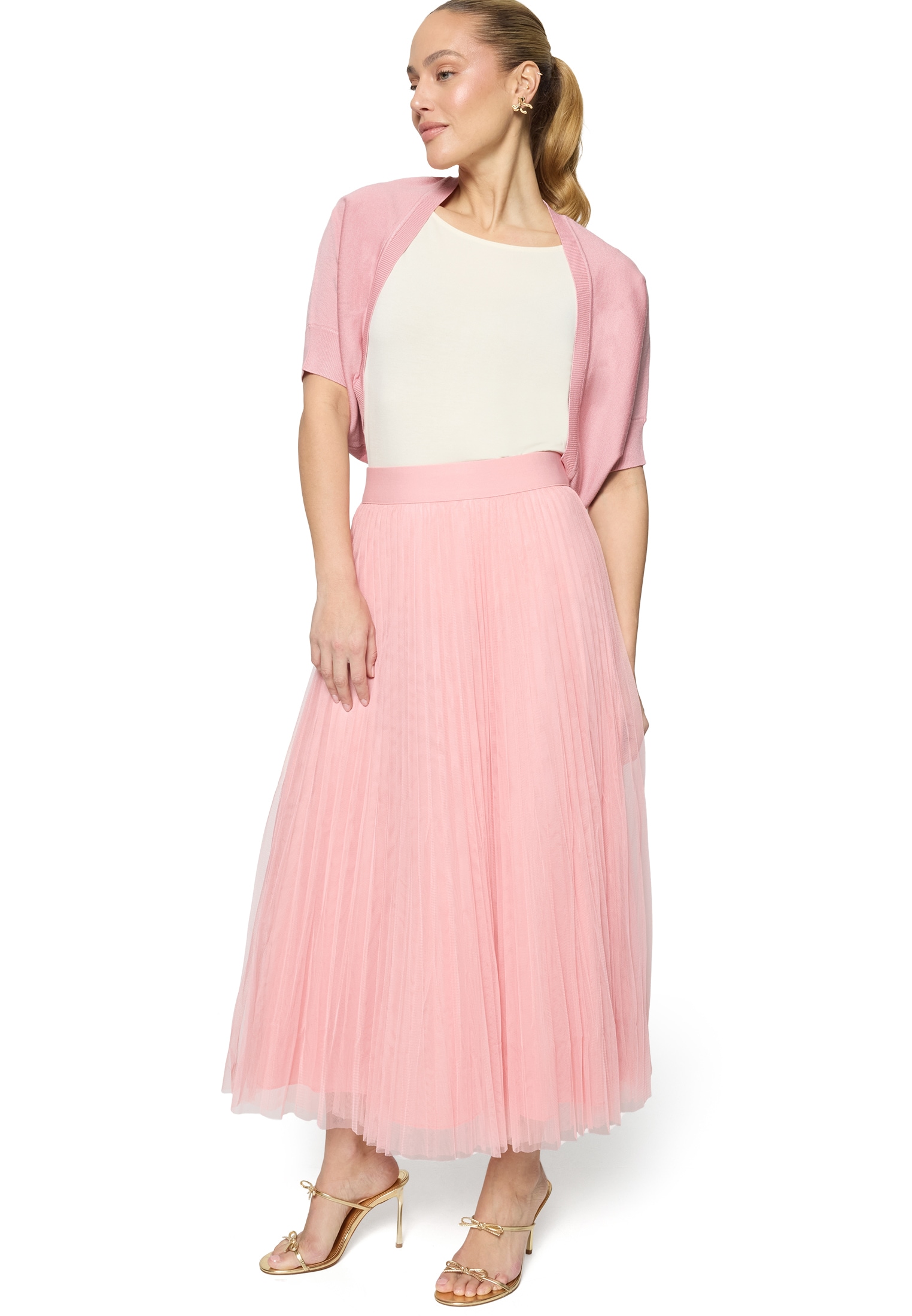 Zero Strickjacke »Damen kurzarm« 1 Plain/ ohne Details