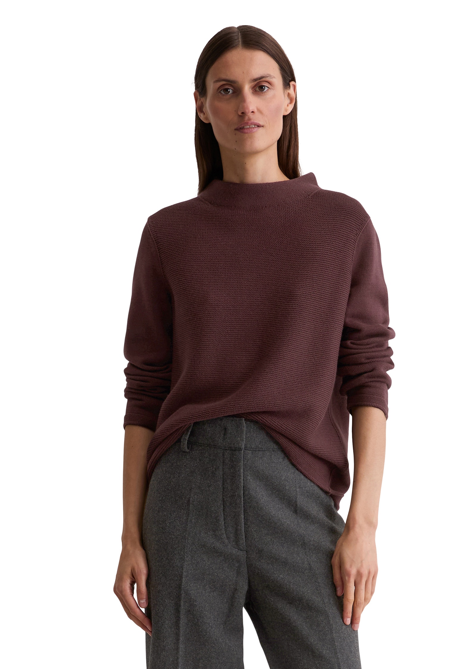 Marc OPolo Stehkragenpullover "aus Organic Cotton" günstig online kaufen