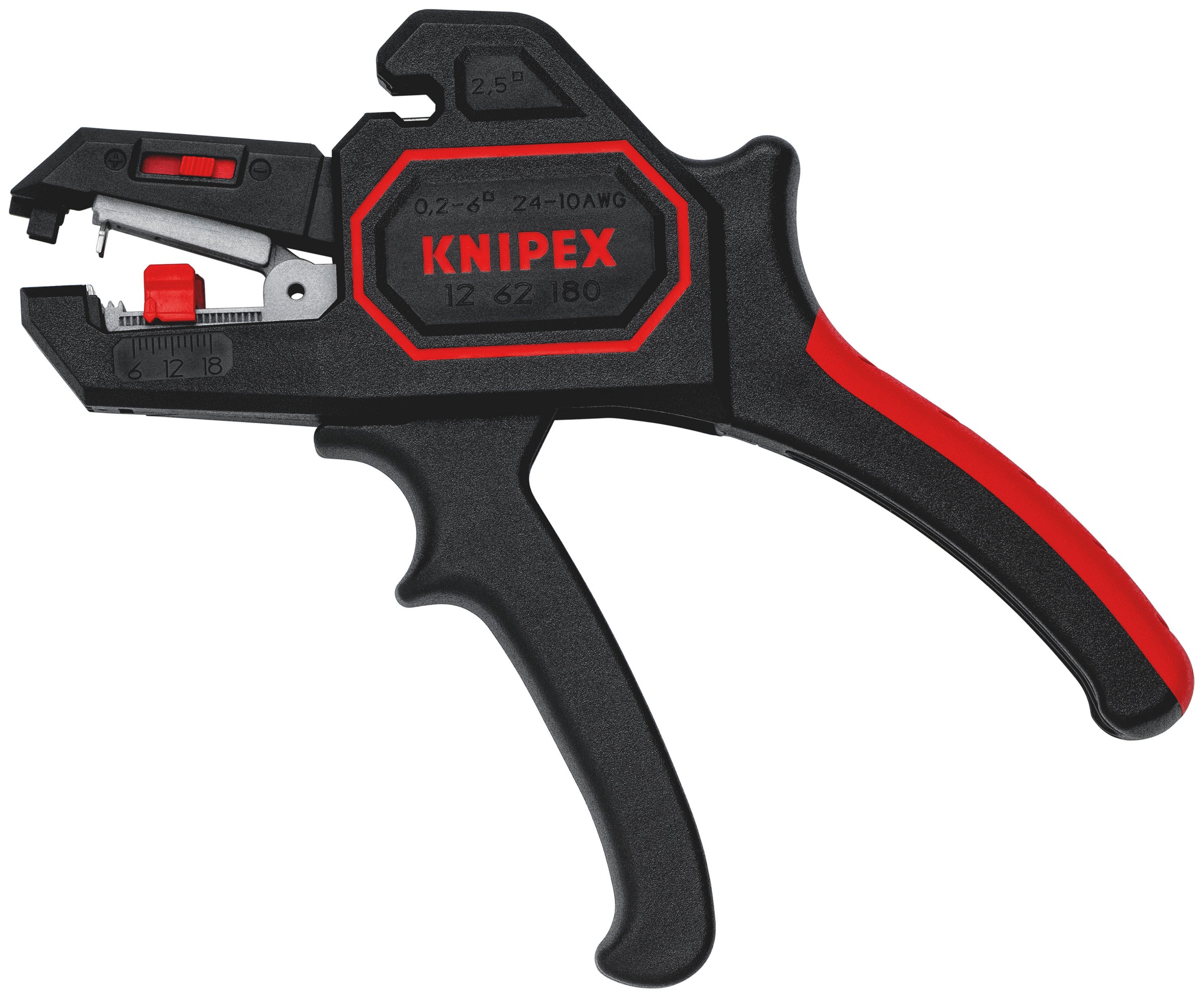 Knipex Abisolierzange »12 62 180«, (1 tlg.), automatisch, 180 mm