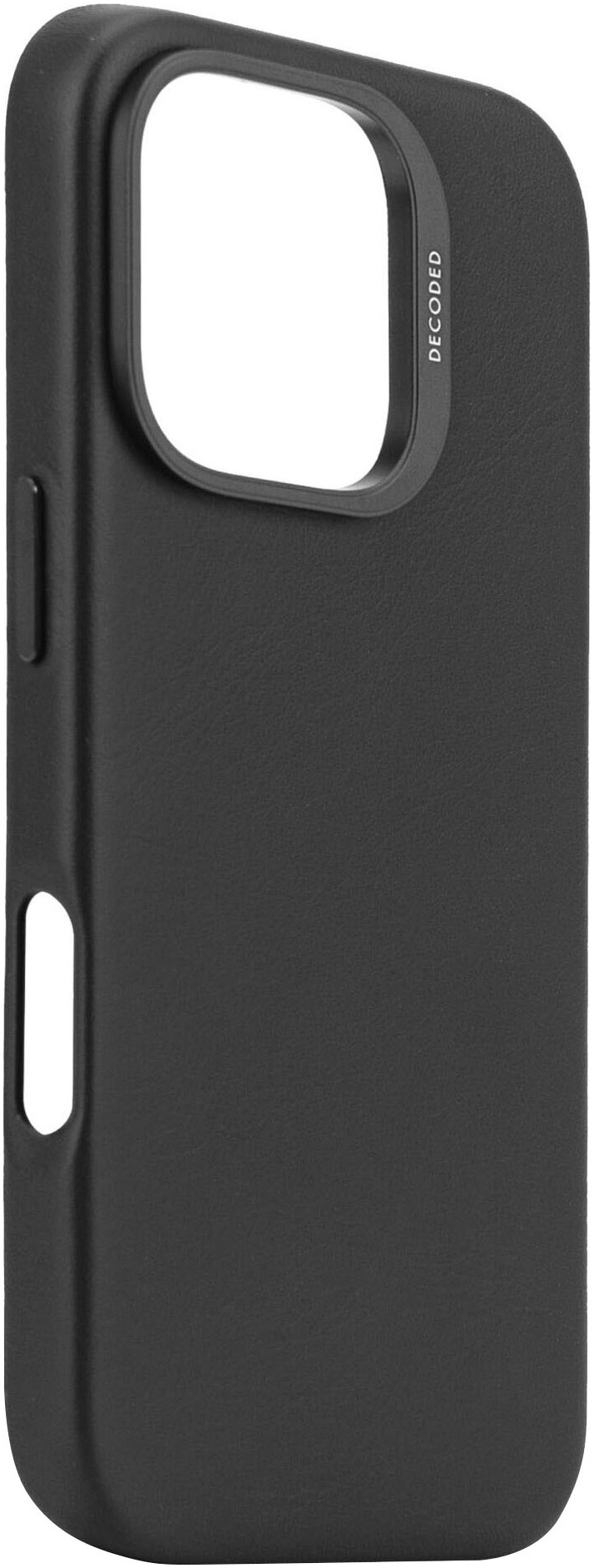 DECODED Smartphone-Hülle »Leather Backcover iPhone 16 Pro«, Smartphones