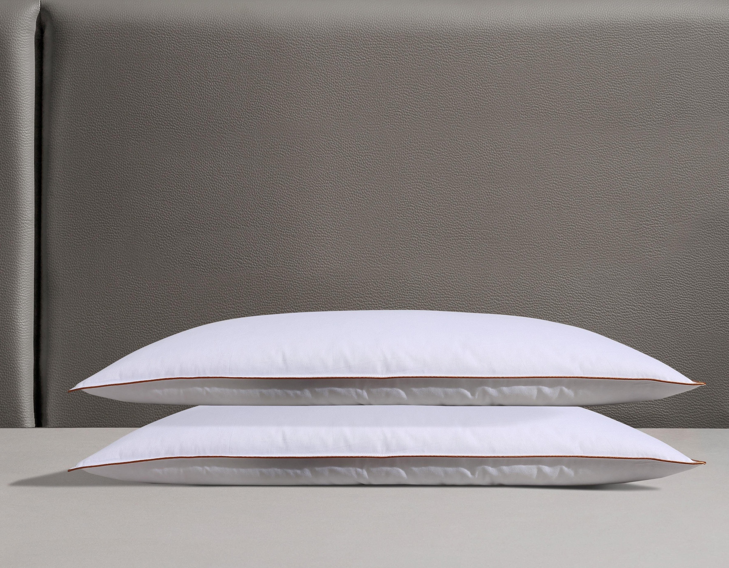 RIBECO Gänsefederkopfkissen "Kalle" Füllung: Gaensefedern-Daunen Spar-Set, günstig online kaufen