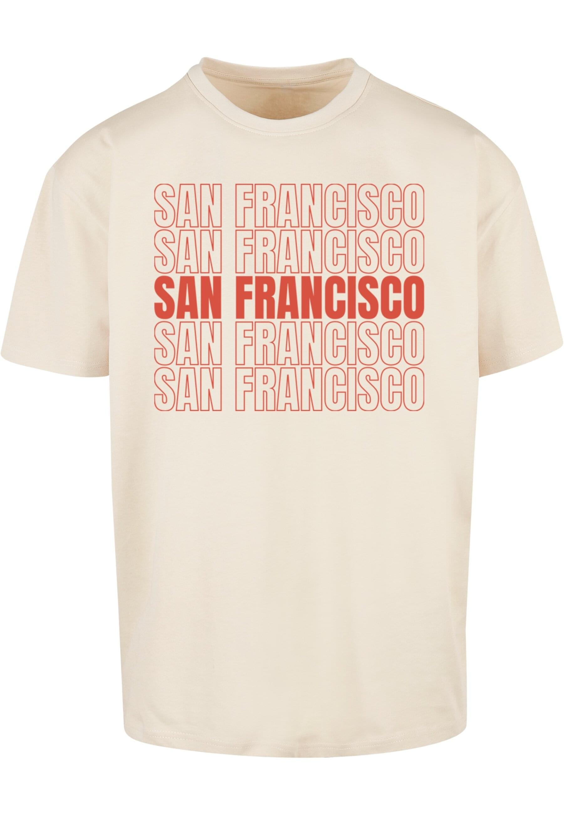 T-Shirt »Merchcode Herren San Francisco Heavy Oversize Tee-BY102«, (1 tlg.)