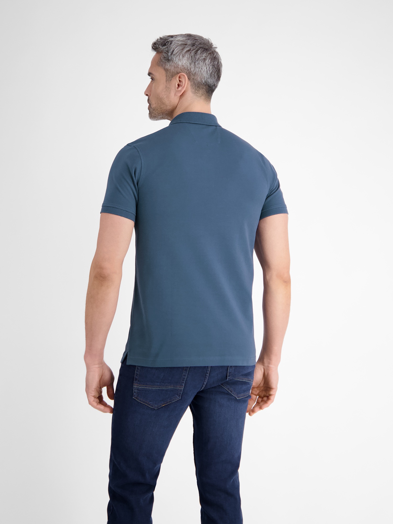 LERROS Poloshirt "LERROS Basic Poloshirt für Herren, unifarben" günstig online kaufen