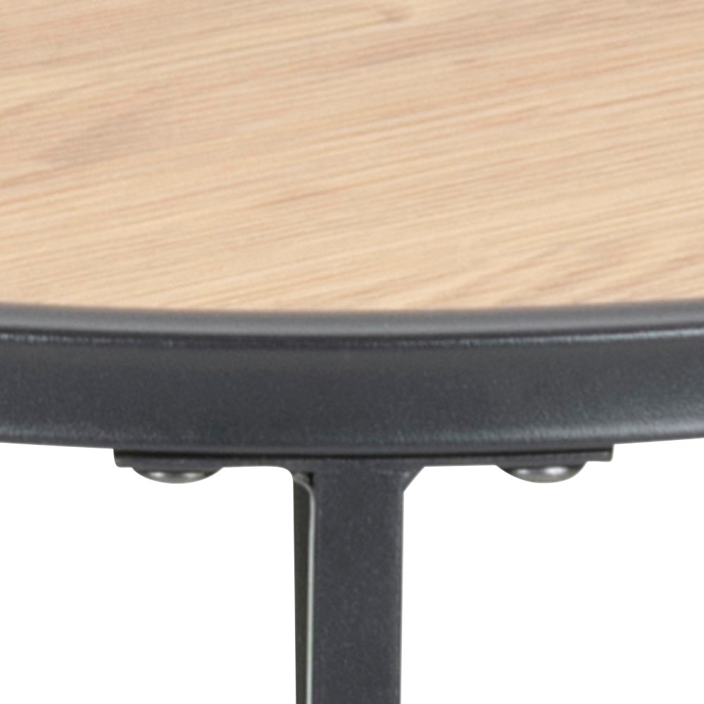 ACTONA GROUP Beistelltisch, Metallgestell im modernen Industrie-Look, rund, T: 40 x H: 55 cm