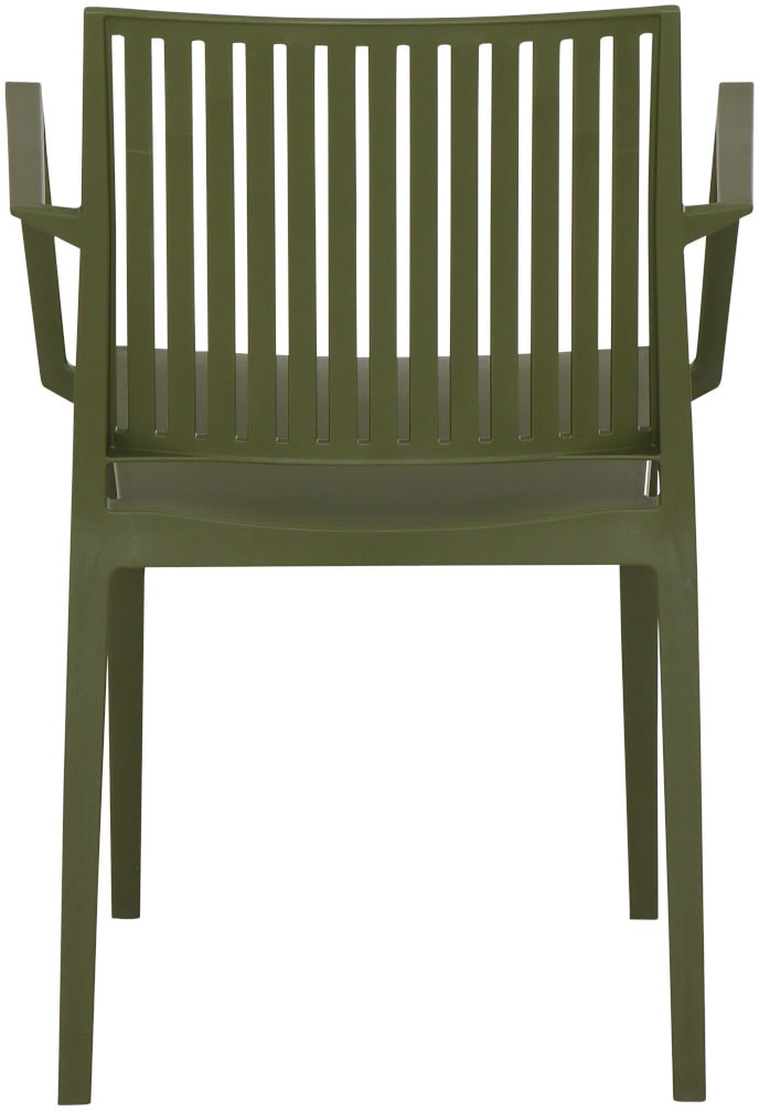 Siena Garden Gartensessel »Lane 2er Set Stapelsessel olive« Set, 2 Stk. tlg. Gestell, Polypropylen/Glasfaser