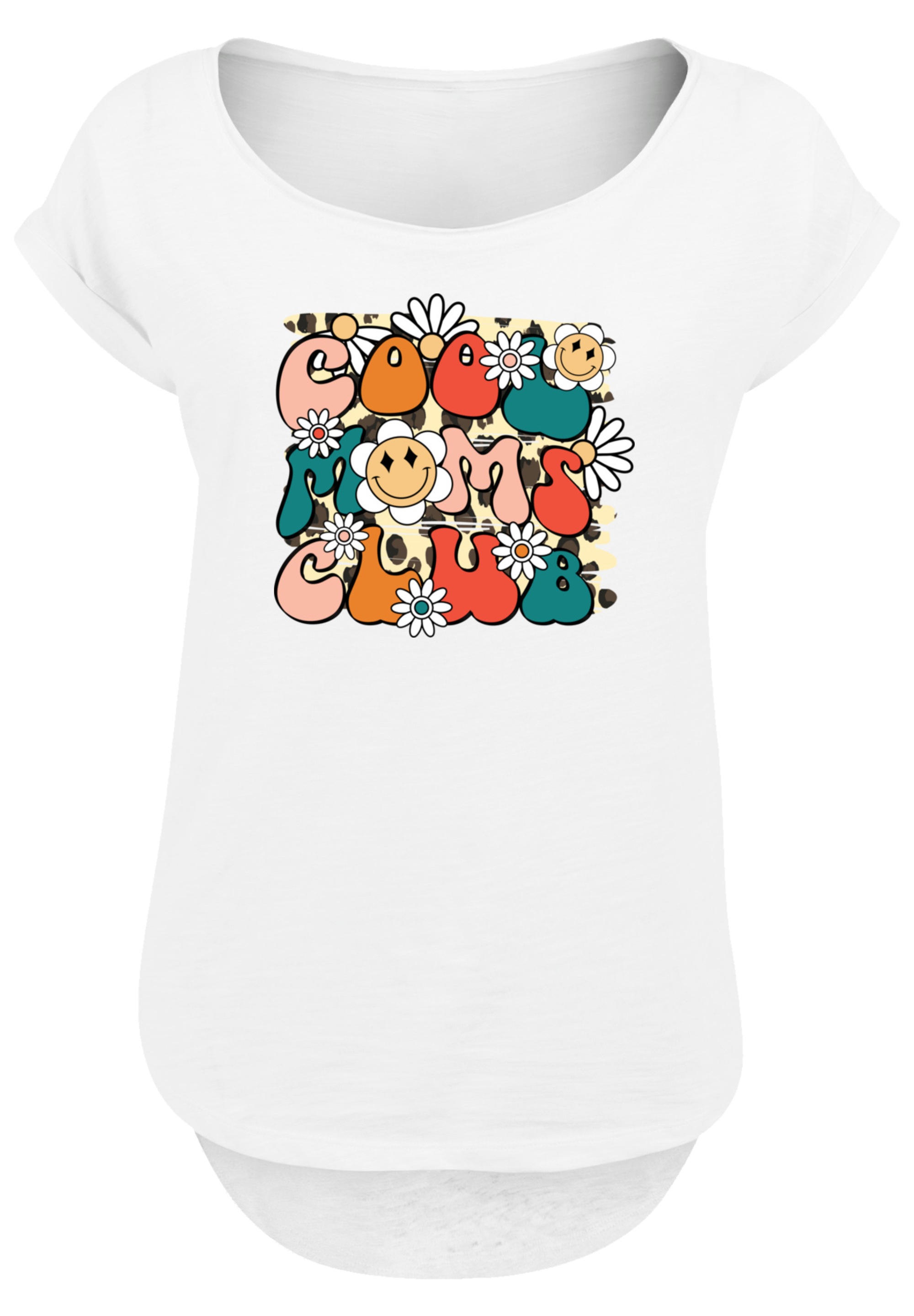 F4NT4STIC T-Shirt »Muttertag Cool Moms Club Retro Blumen«, Premium Qualität