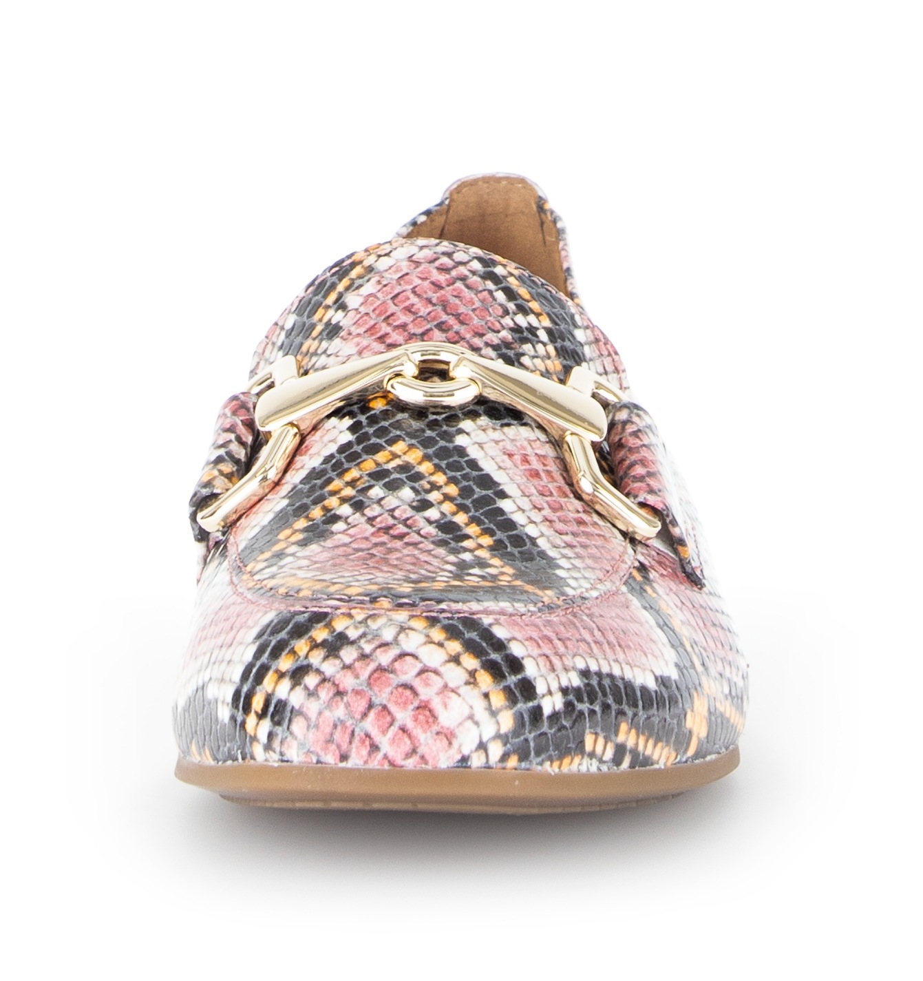 Thumbnail - Gabor Slipper Blockabsatz, Businessschuh mit goldfarbenem Schmuck-Zierriegel