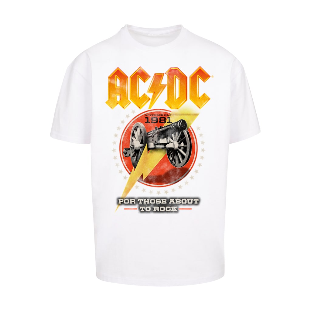 F4NT4STIC T-Shirt »ACDC Rock Band Shirt For Those About To Rock 1981«