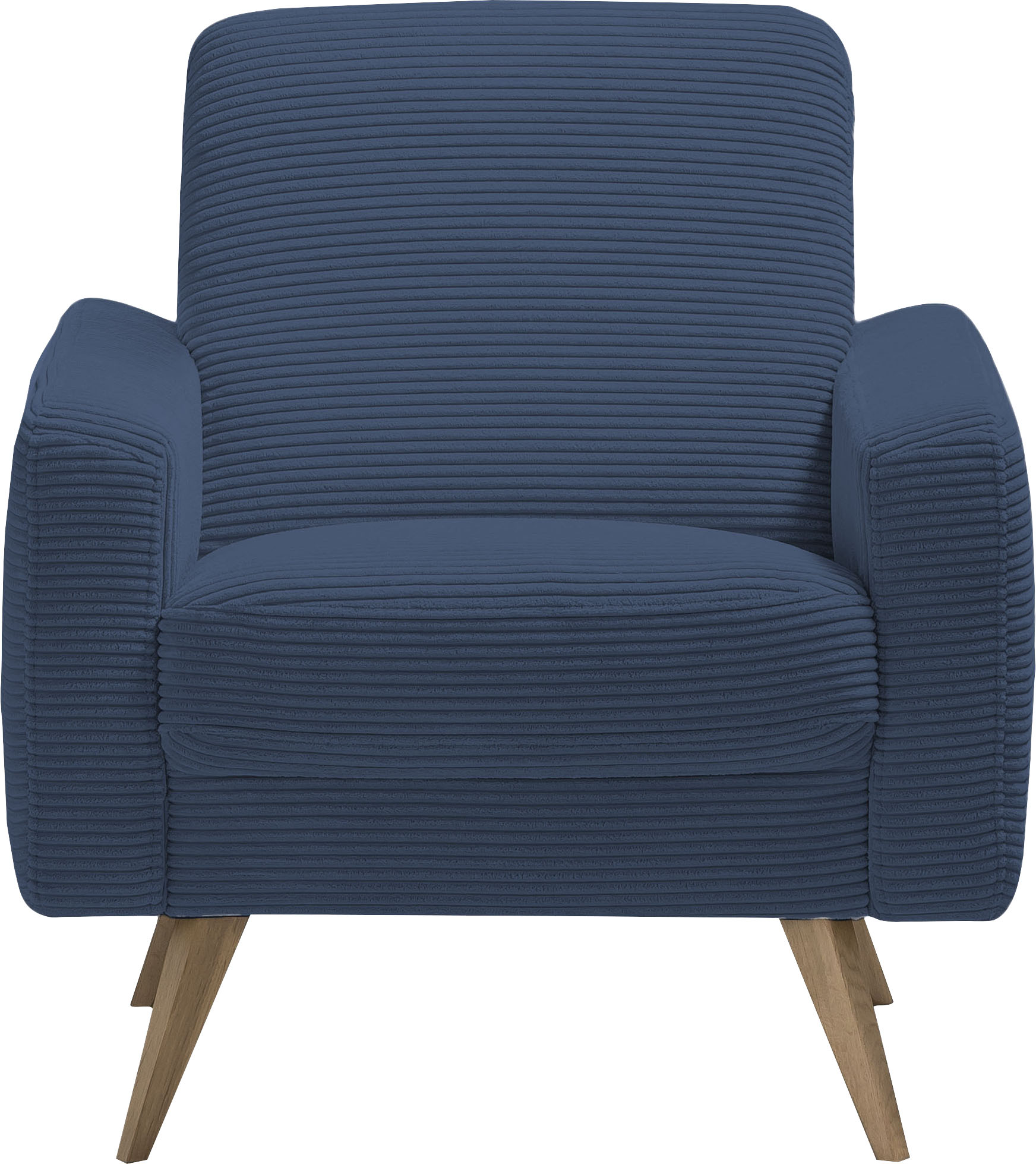 exxpo - sofa fashion Sessel "Samso, Loungesessel" elegant und bequem, aktueller Cord Bezug