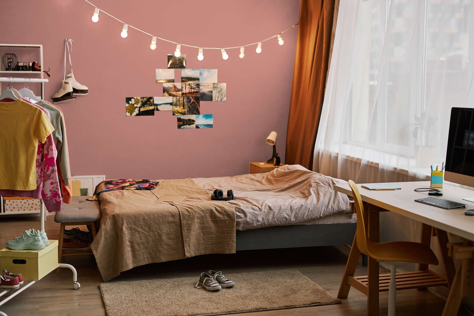 A.S. Création Wandfarbe »Premium Innenwandfarbe PURO Tuchmatt varied red« ideal für Wohnzimmer, Schlafzimmer, Flur und Küche, Farbwelt Rot