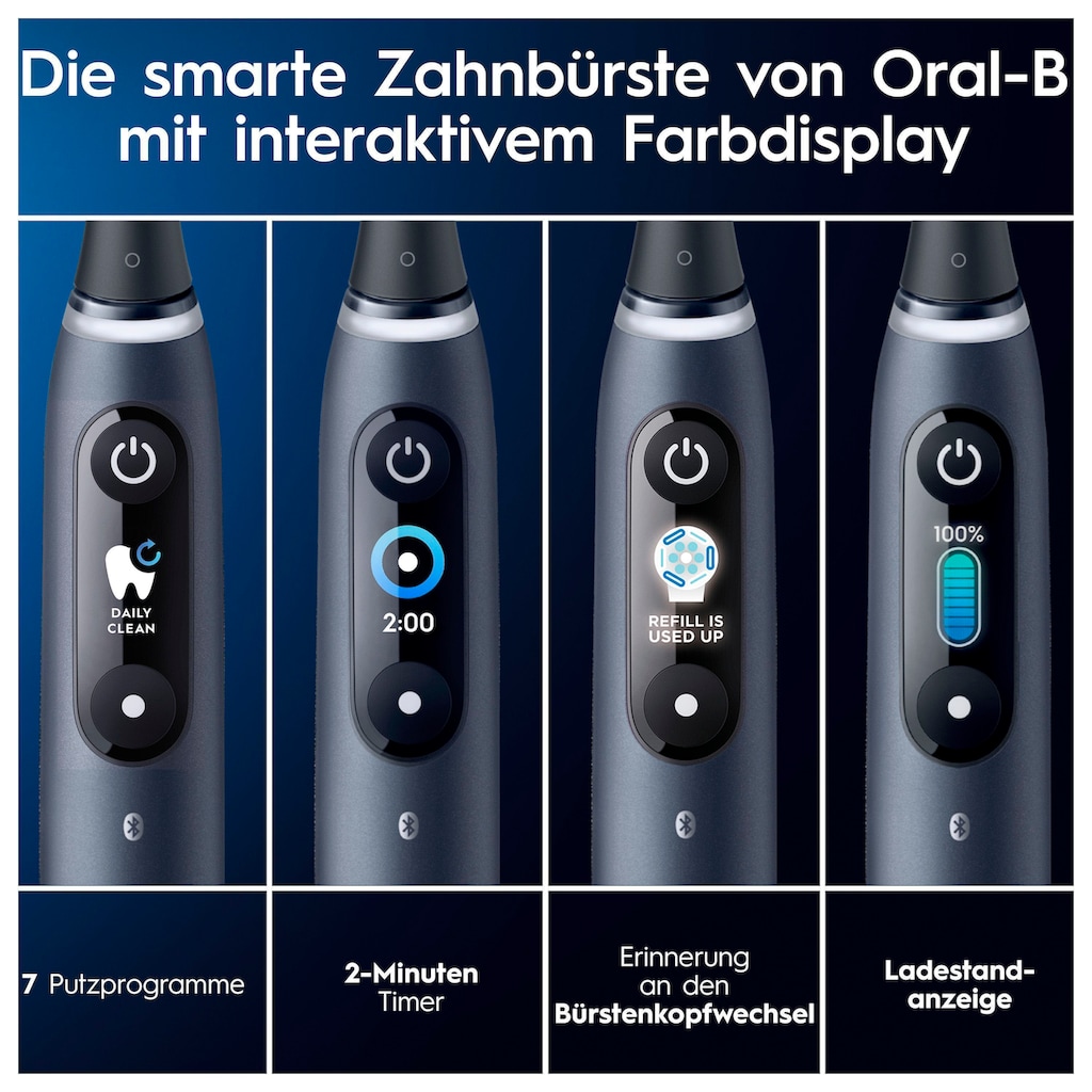 Oral-B Elektrische Zahnbürste »iO 9«, 2 St. Aufsteckbürsten