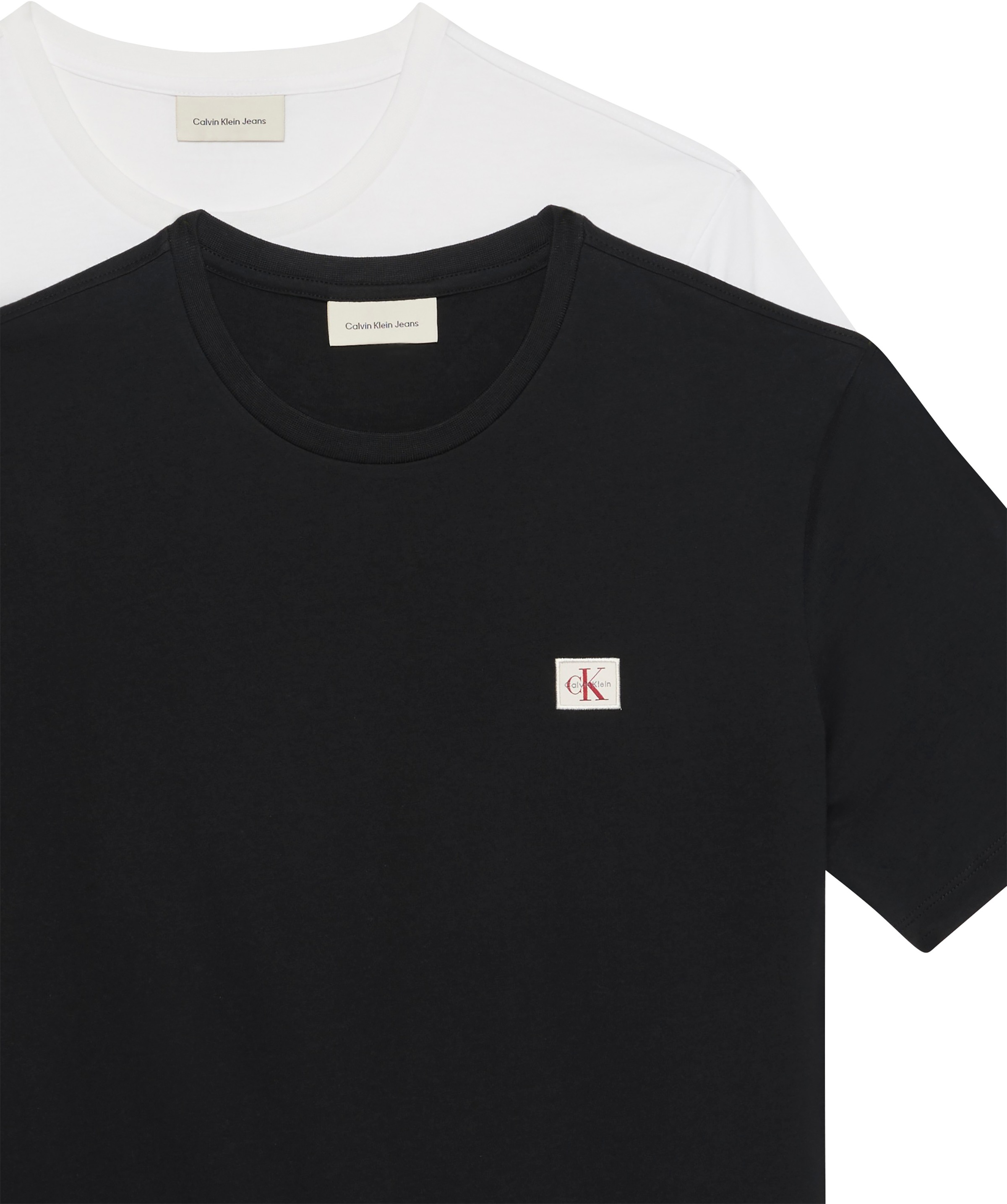 Calvin Klein Jeans T-Shirt "SS BADGE TEE 2 PACK", (Packung, 2er-Pack), Mit günstig online kaufen