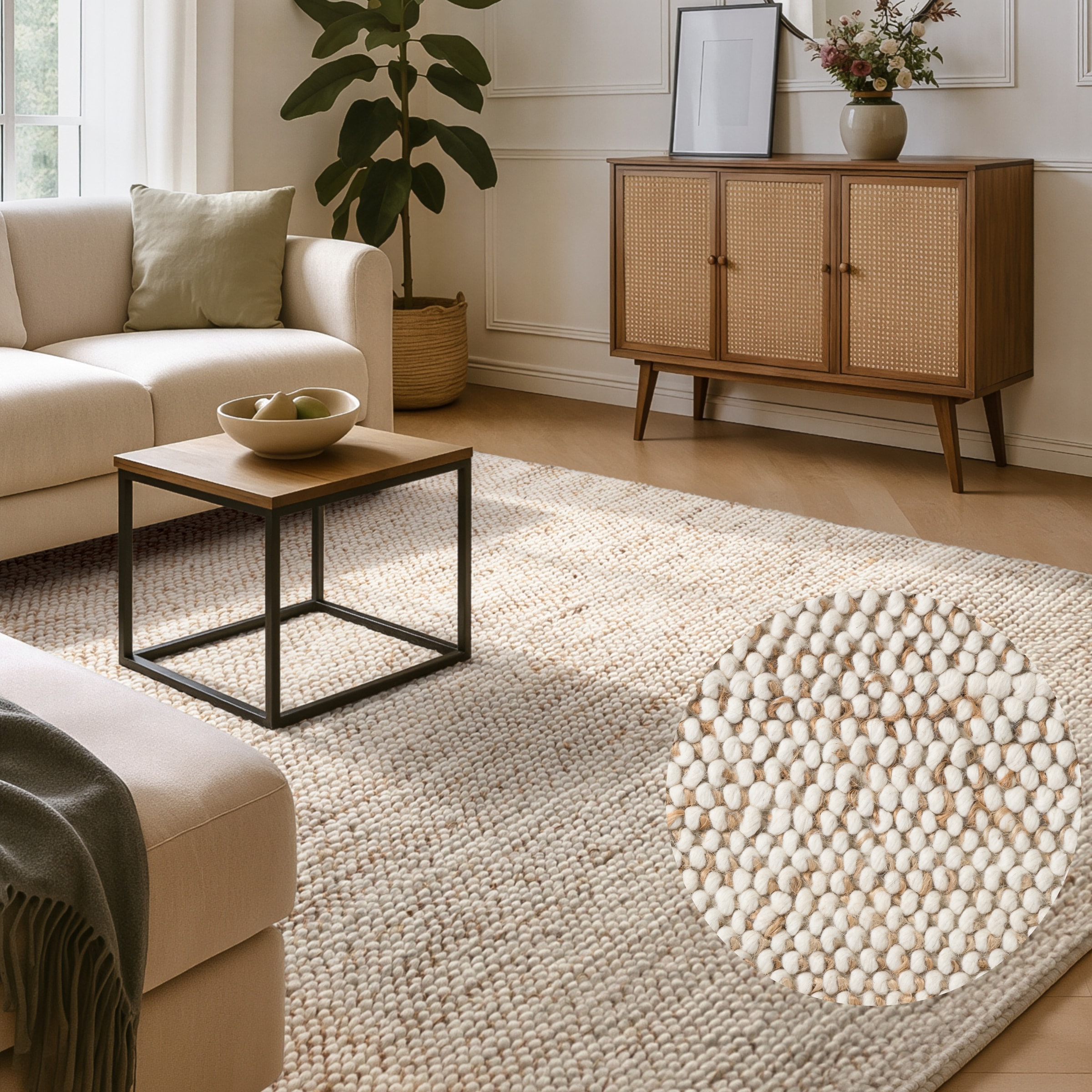 Villeroy & Boch Teppich "Peas" rechteckig 18 mm Höhe Handgewebt, Bouclé, Wo günstig online kaufen