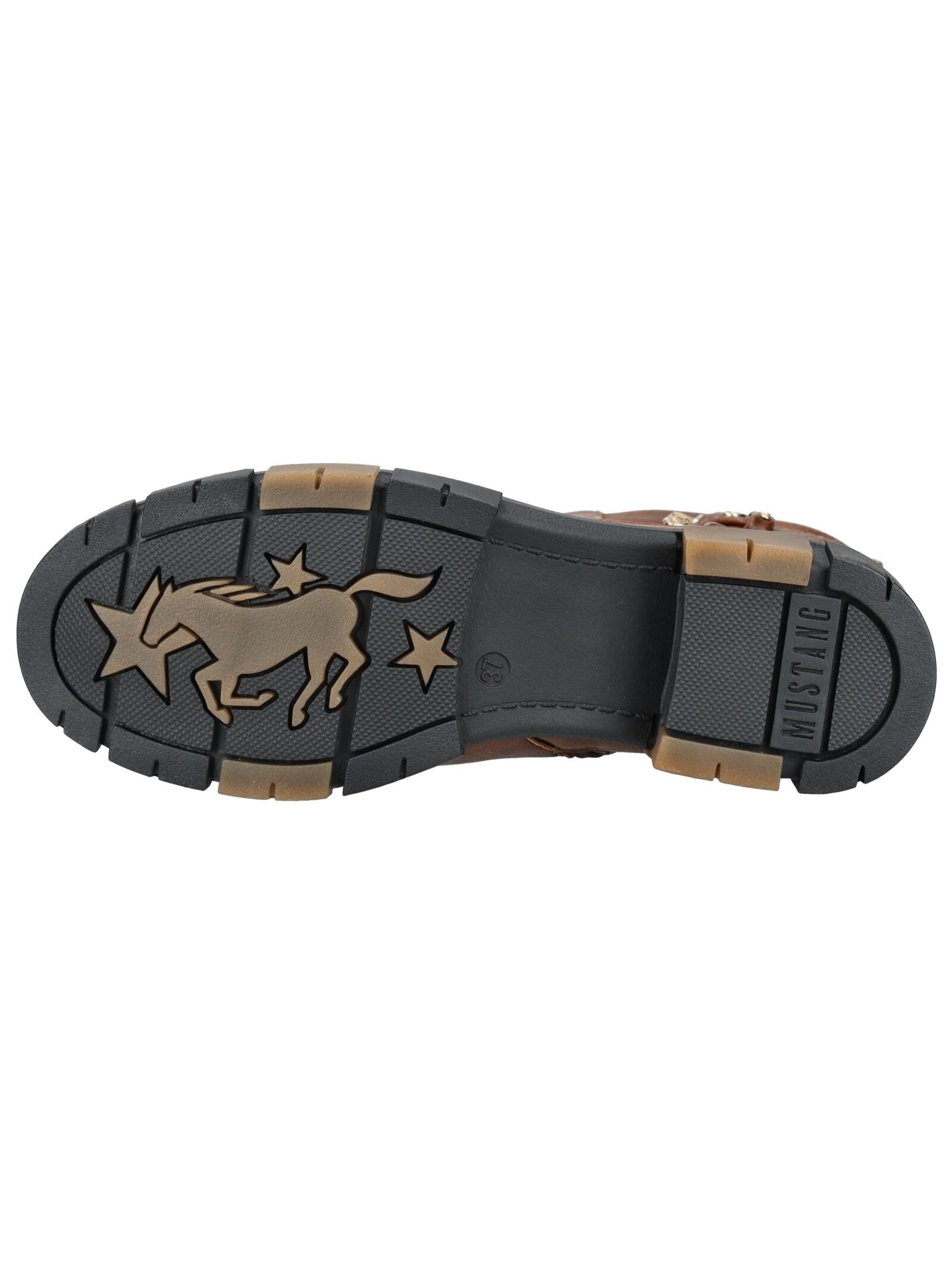 Mustang Shoes Schnürstiefelette »Mustang Shoes Stiefelette Lederimitat«
