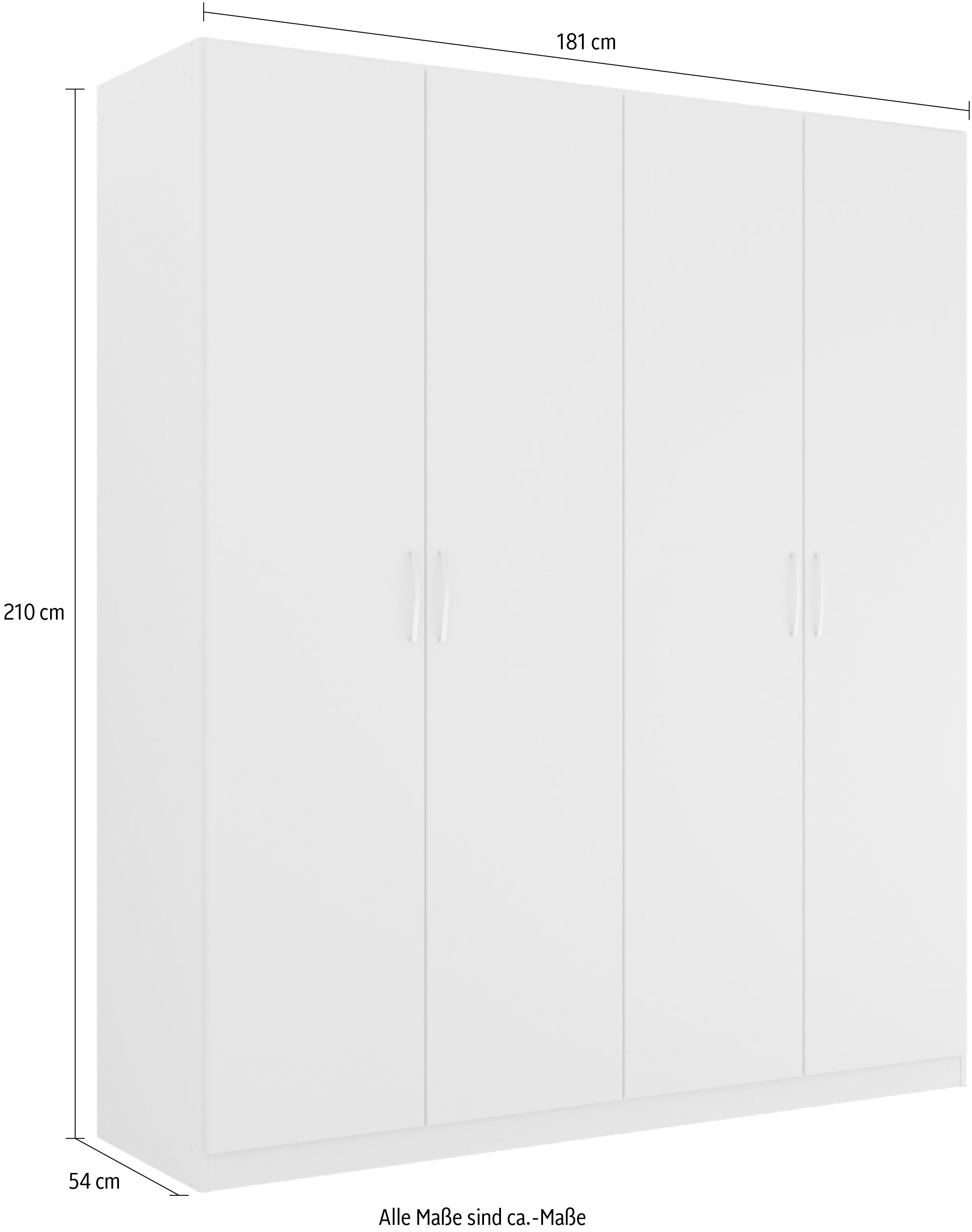 rauch Drehtürenschrank »Pure by Quadra Spin«