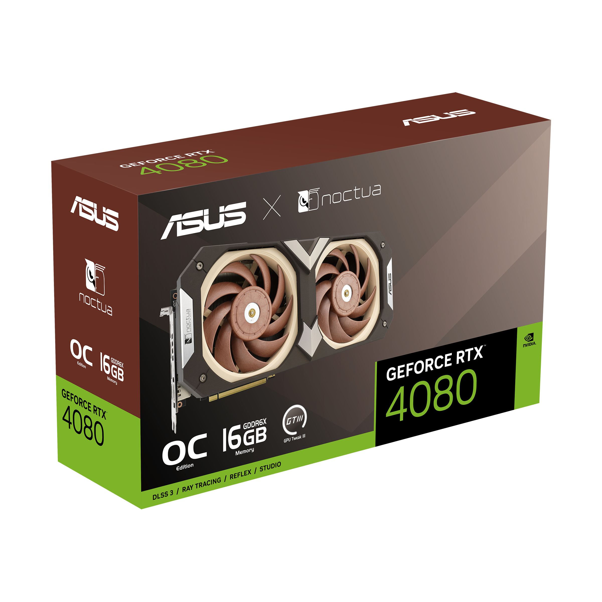 Asus Grafikkarte »RTX4080-O16G-NOCTUA«, 16 GB, GDDR6X