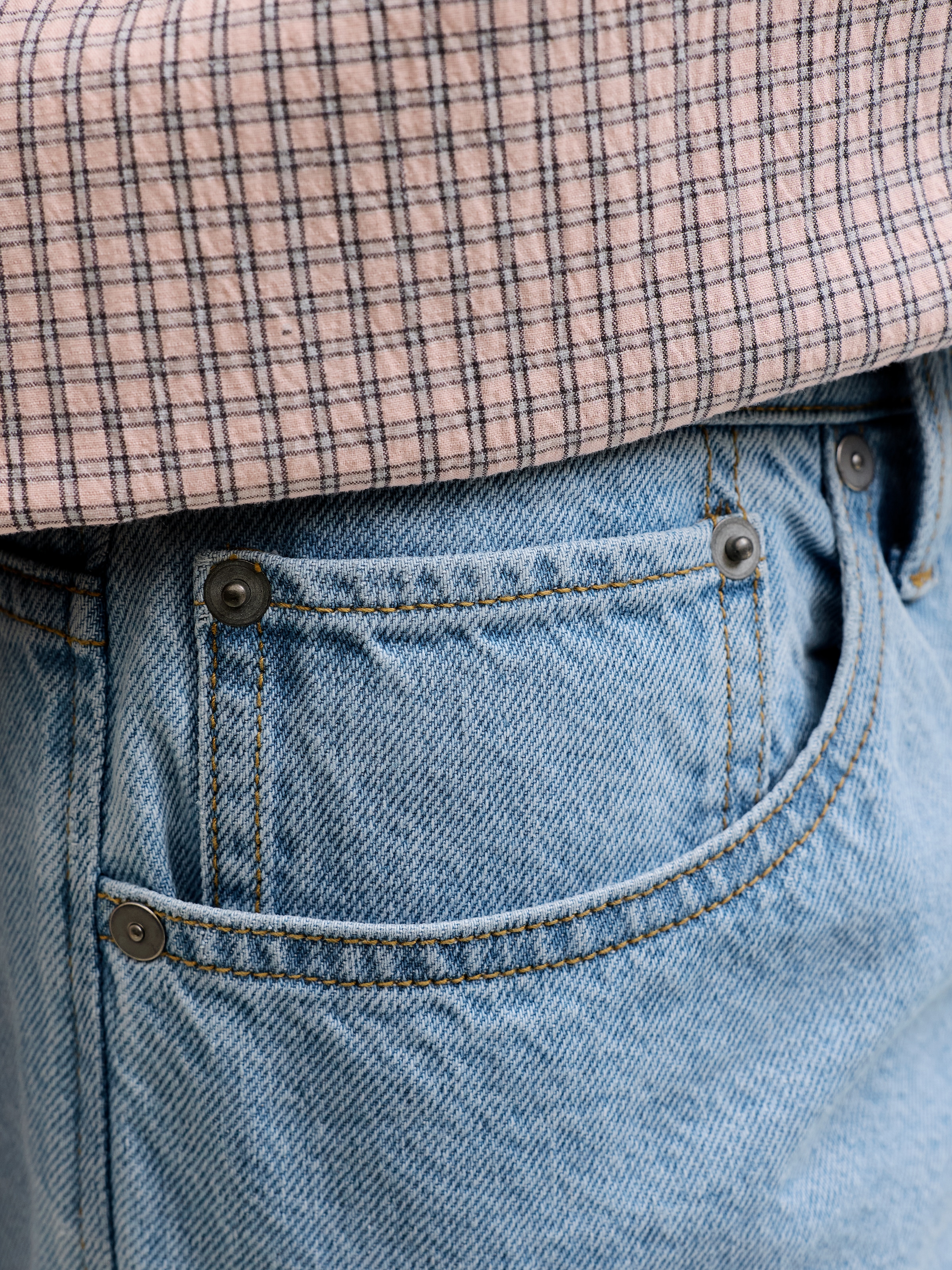 Jack & Jones Jeansshorts »JJIALEX JJORIGINAL SHORT« Baumwolle, high waist, baggy fit