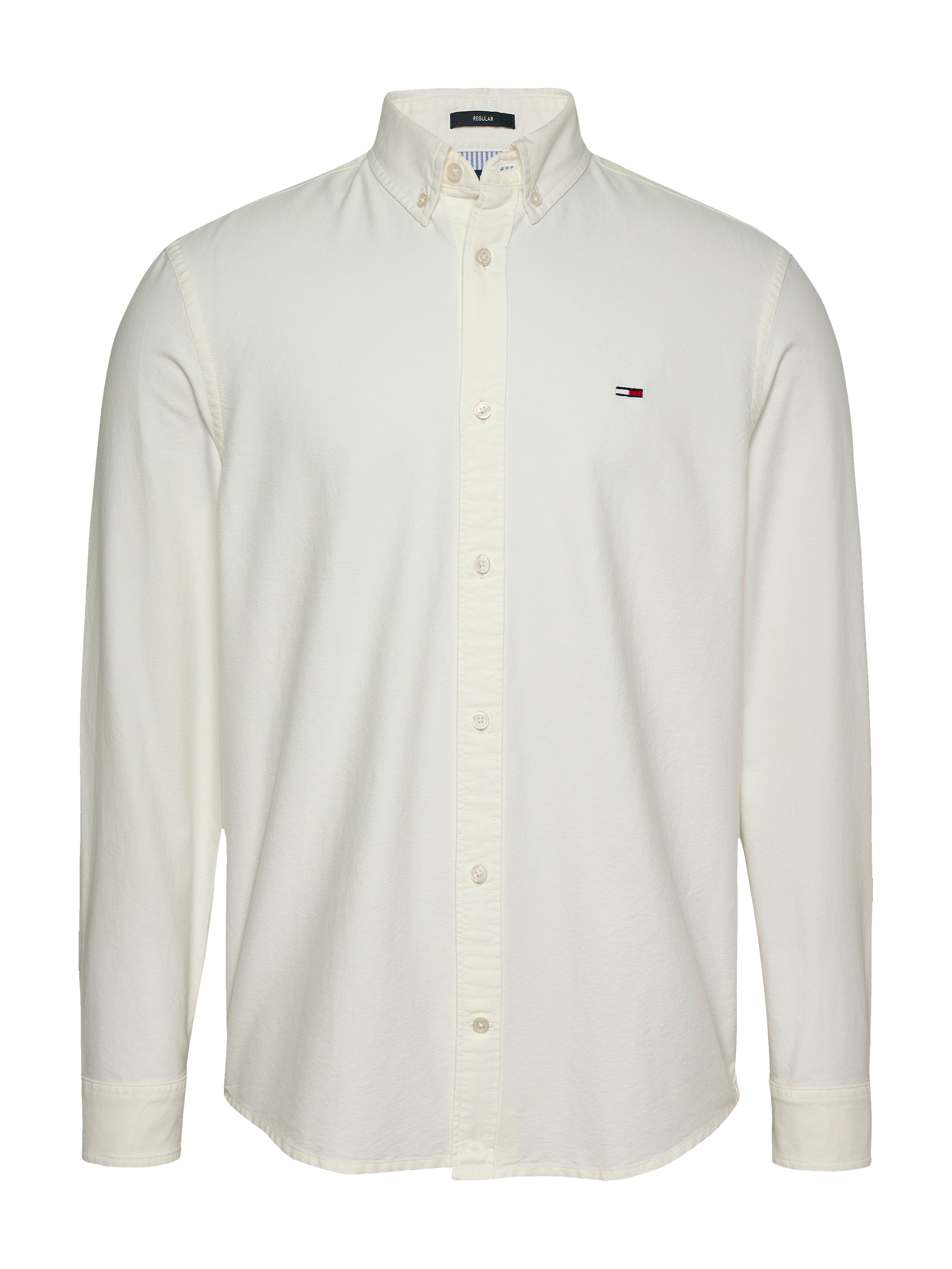 Tommy Jeans Langarmhemd »TJM REG OXFORD SHIRT EXT«, Mit Rundhalsausschnitt