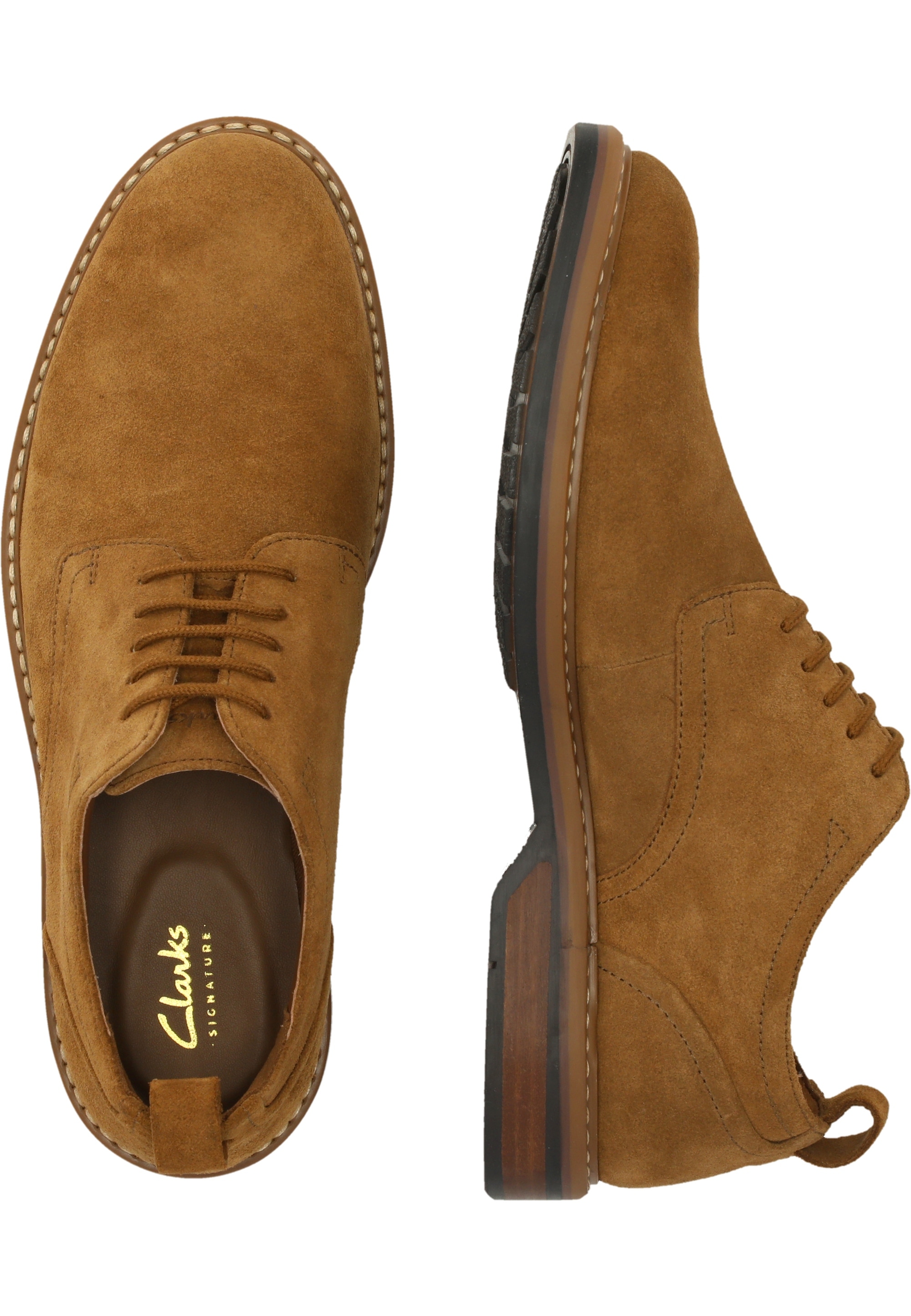 Clarks Schnürschuh »Aldwin«, im klassischen und vielseitig kombinierbaren Look