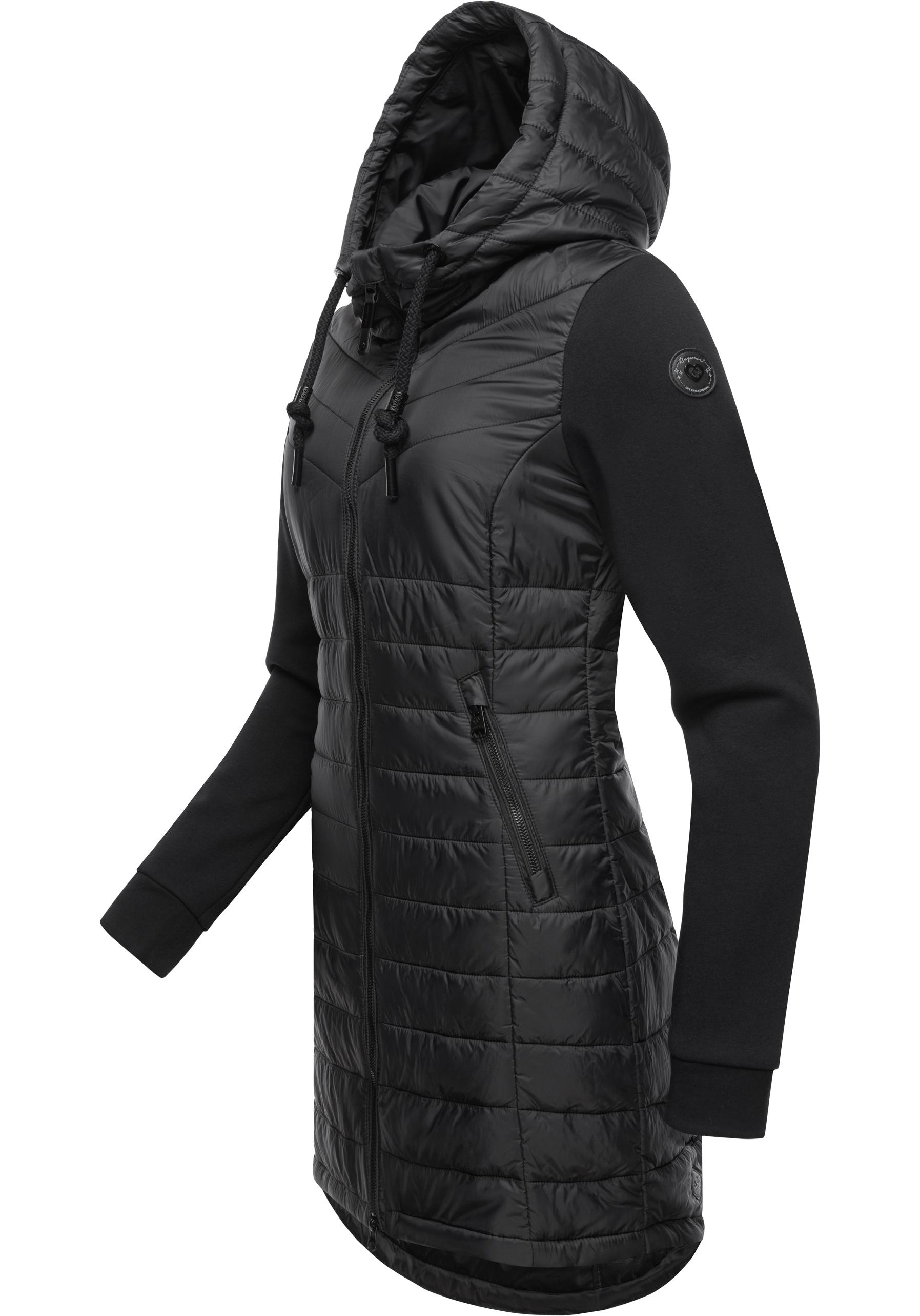 Ragwear Steppmantel "Lucinda Long", Mantel aus modernem Materialmix mit Kap günstig online kaufen