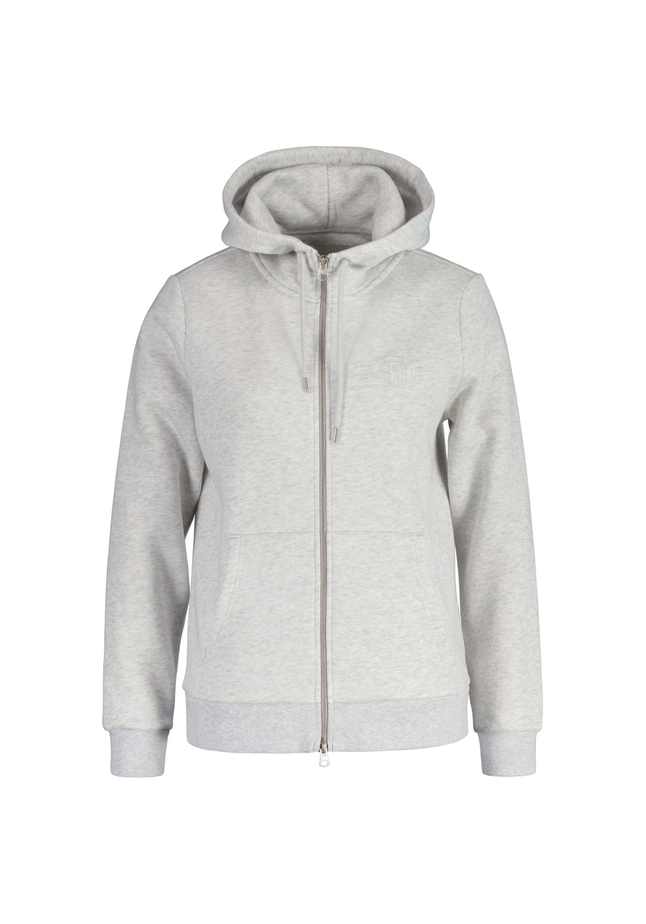 Gant Sweater "Sweatjacke REGULAR TONAL SHIELD ZIP HOODIE" günstig online kaufen