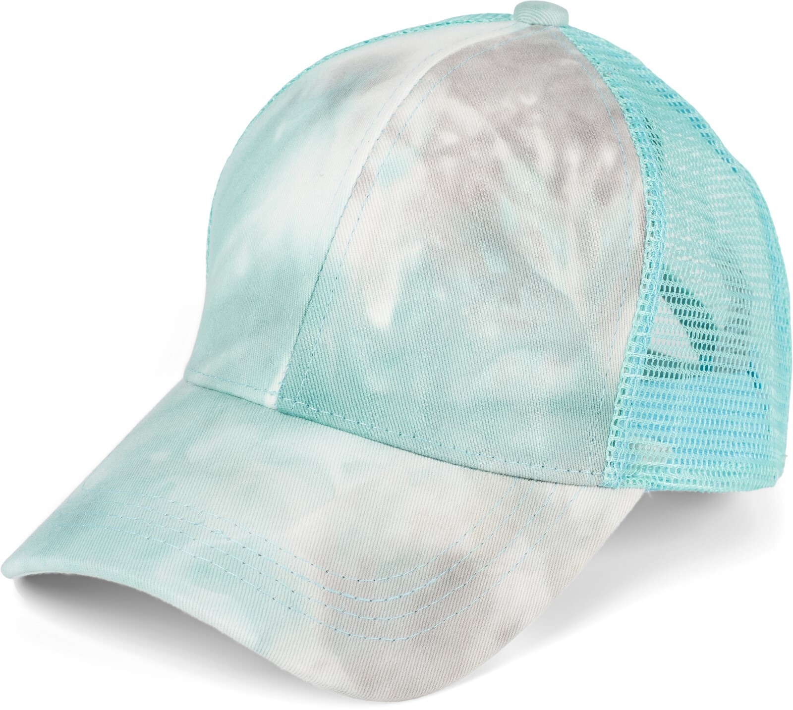 styleBREAKER "Ponytail Baseball Cap Batik mit Mesh Einsatz" 1 Stk.