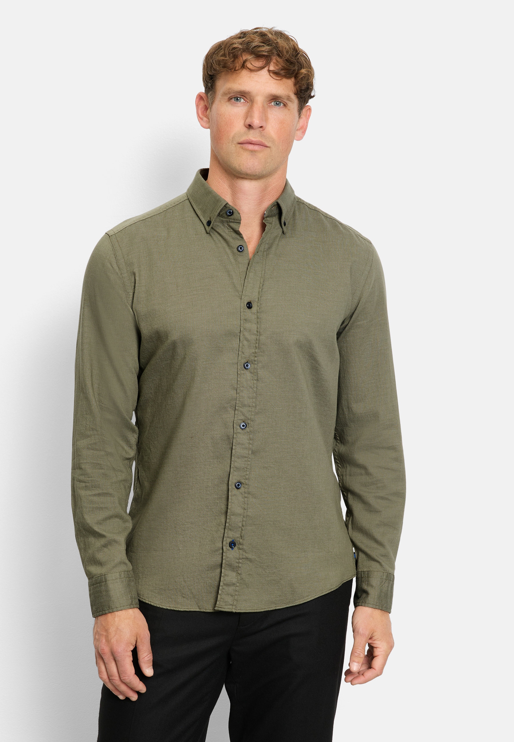 OLYMP Langarmhemd "OLYMP Casual, regular fit, Button-down" günstig online kaufen