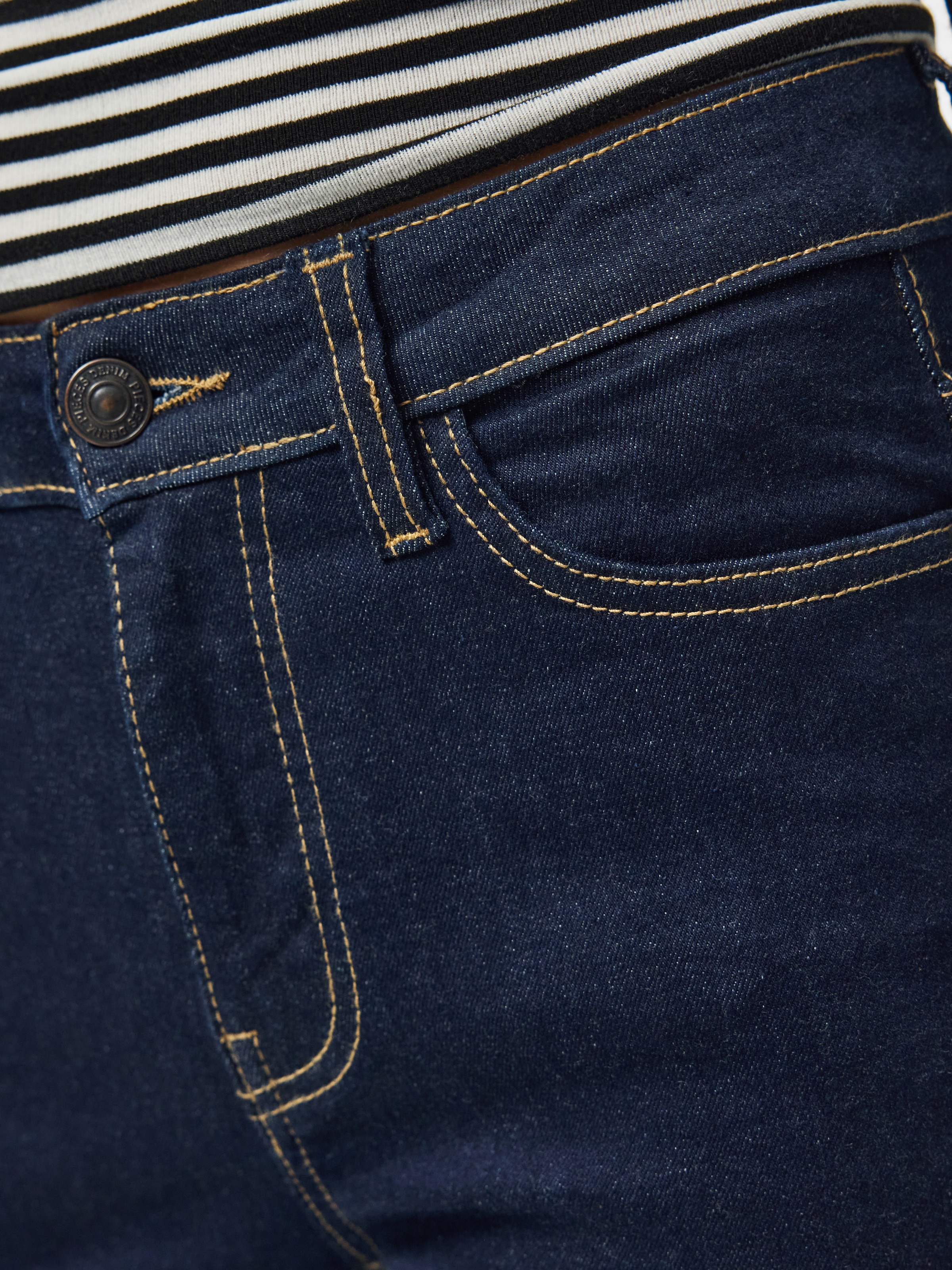pieces Skinny-fit-Jeans »PCDAISY MW SKINNY JEANS NOOS BC« Baumwollmischung, skinny fit