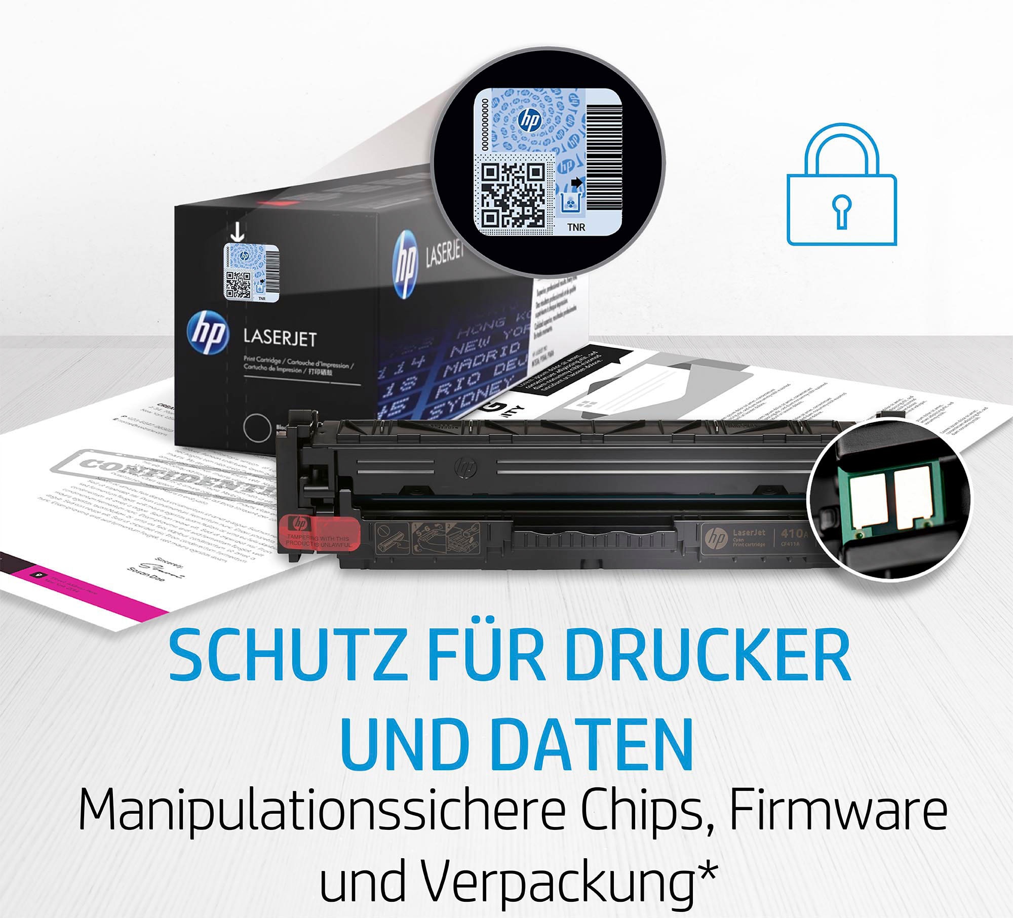 HP Tintenpatrone »415A«, (Packung, 1 St.), original Laser Jet Toner Kartusche 415 magenta